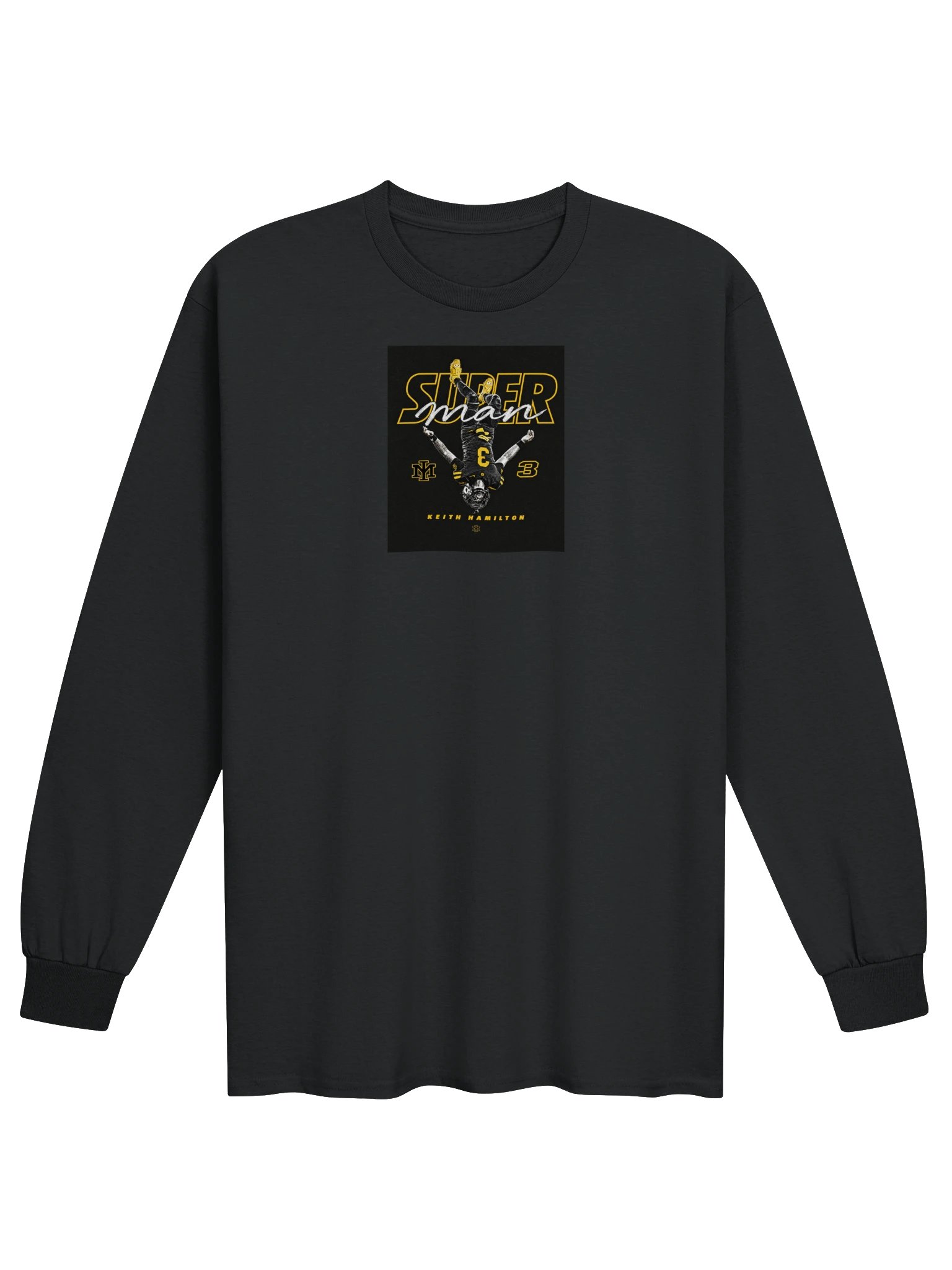 Keith Hamilton #3 — Superman Black Long Sleeve product image (1)