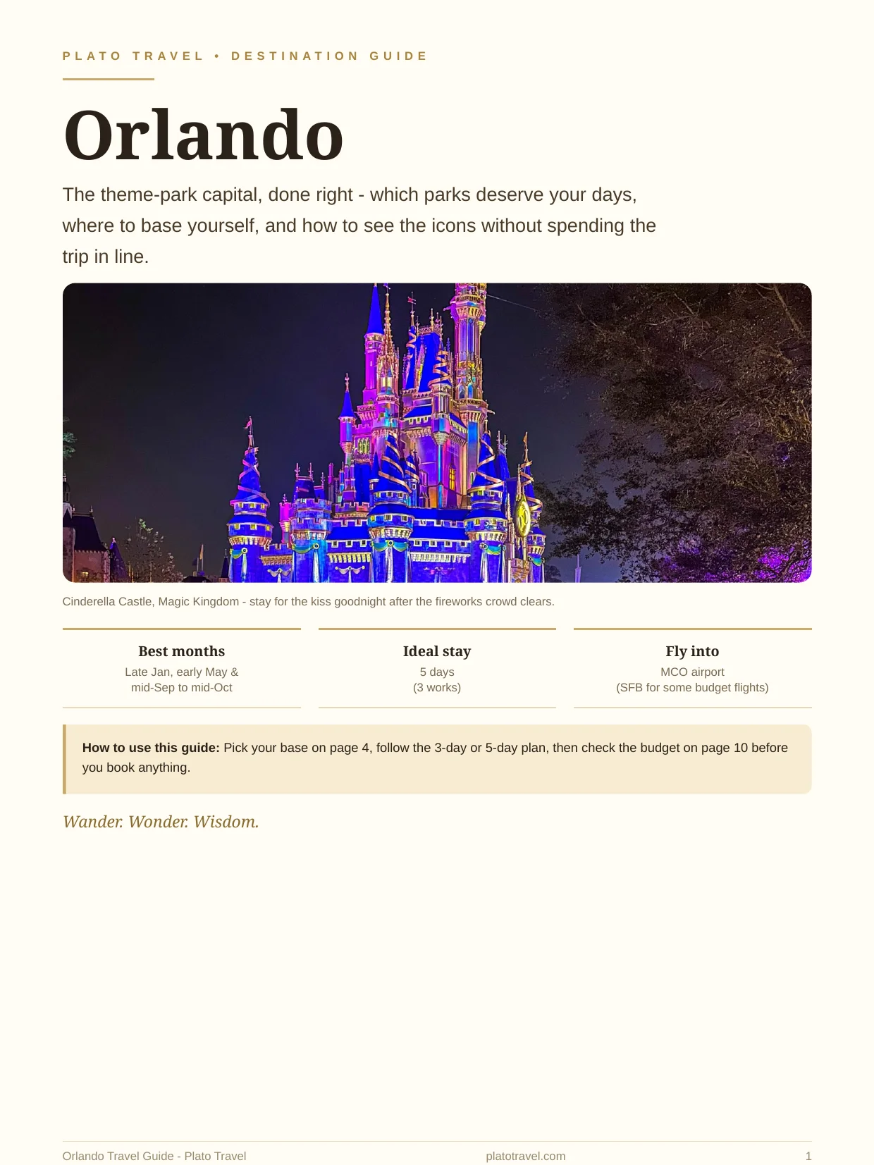Orlando Travel Guide product image (1)