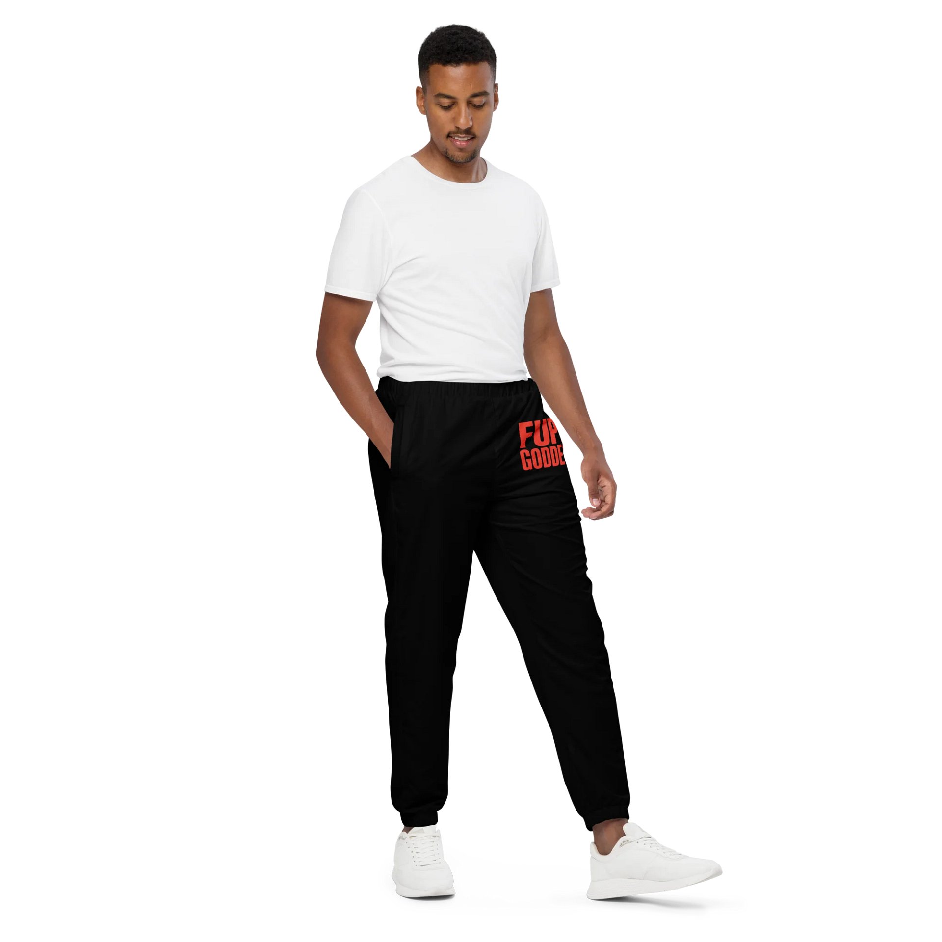 Red logo track pants product image (2)