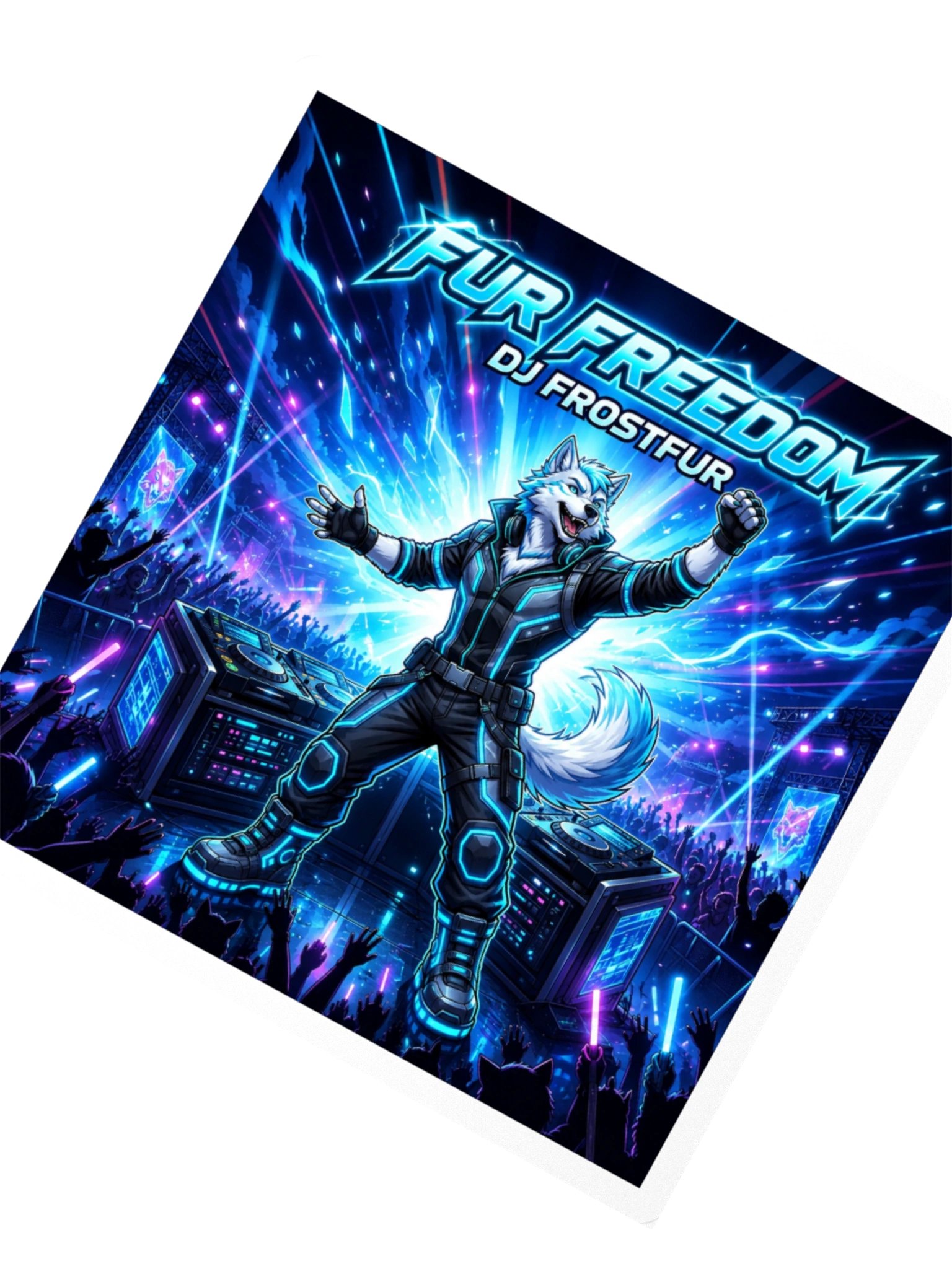 Fur Freedom – DJ Frostfur Sticker product image (5)