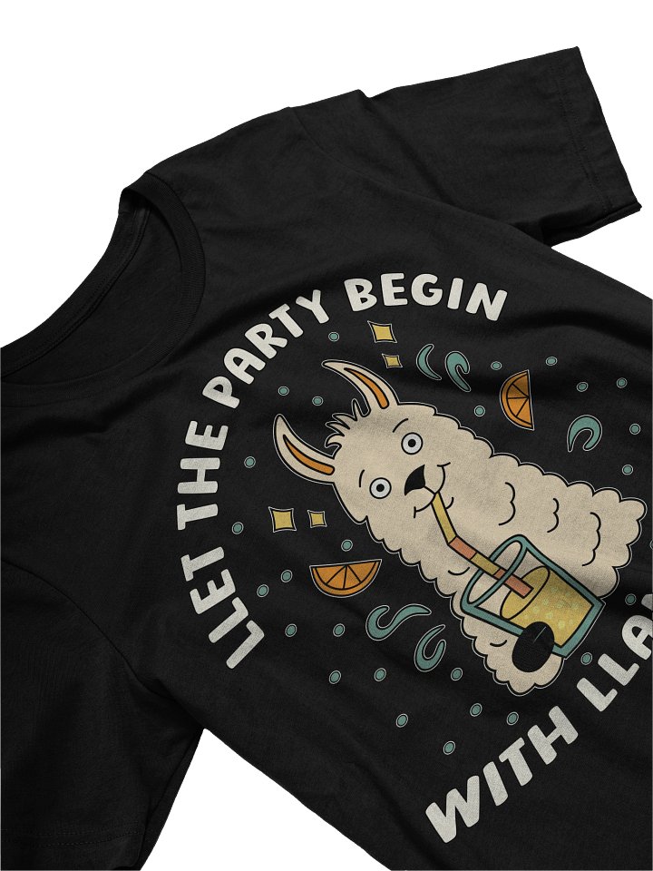 Llet The Party Begin With Llamanade Llama Unisex T-shirt product image (2)