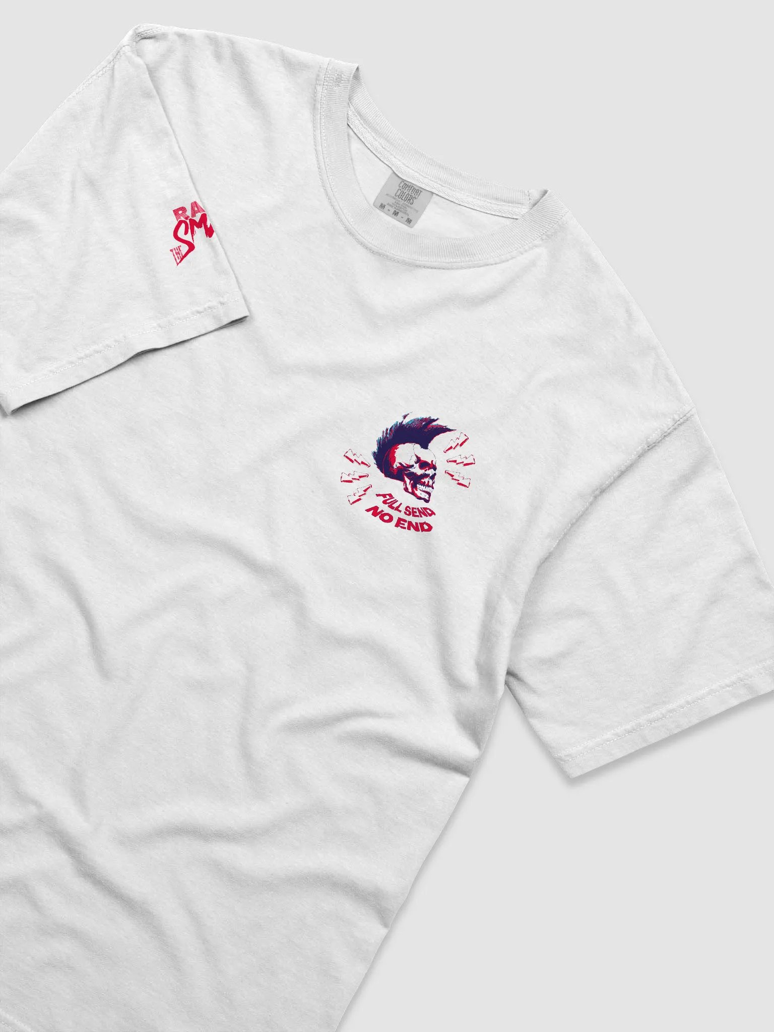FULL SEND - NO END White Tee product image (8)