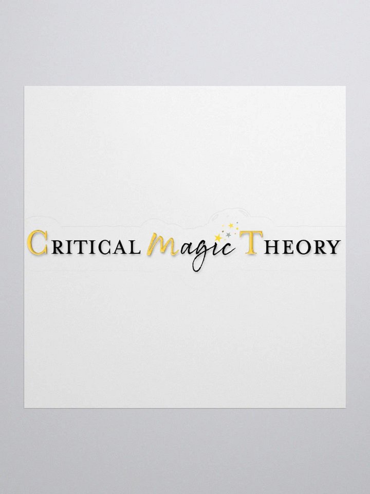 "Critical Magic Theory" Stickers product image (1)