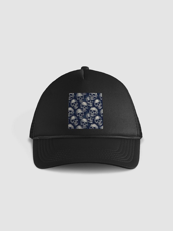 Engraved Skulls Foam Trucker Hat product image (1)