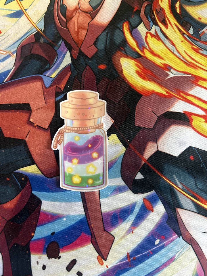 Genderqueer Potion Bottle Sticker product image (1)