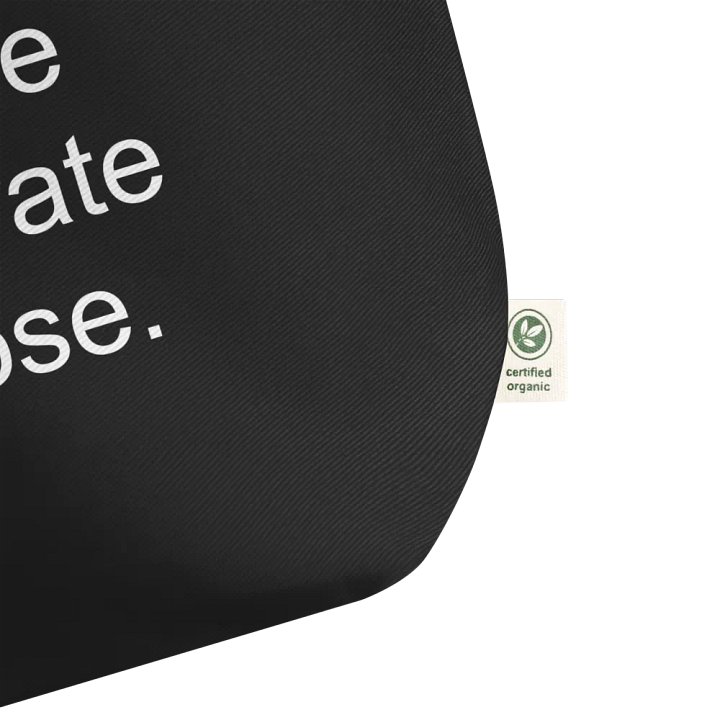 I refuse to tolerate lactose eco tote product image (2)