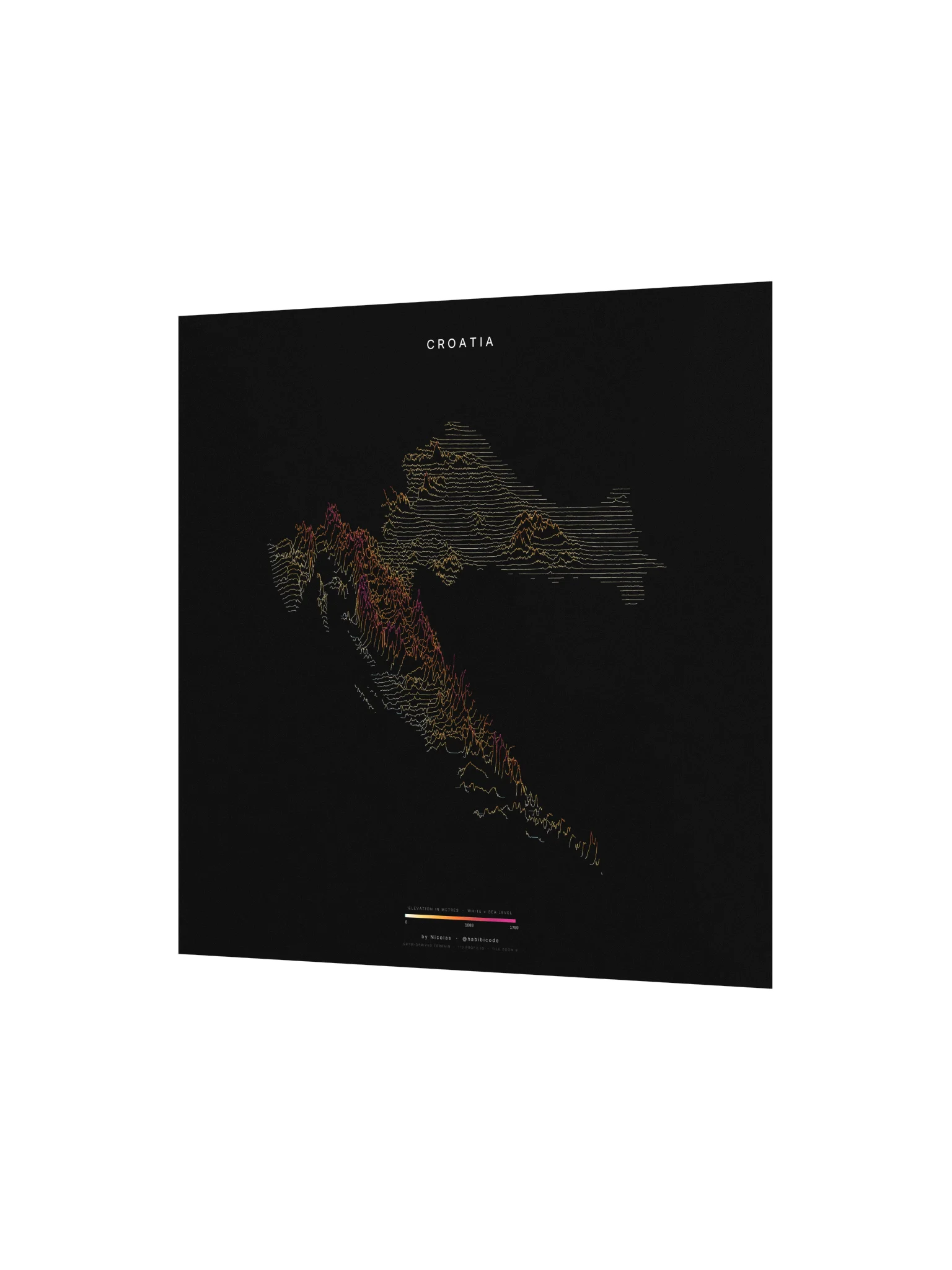 Ridgeline Poster - Croatia product image (2)