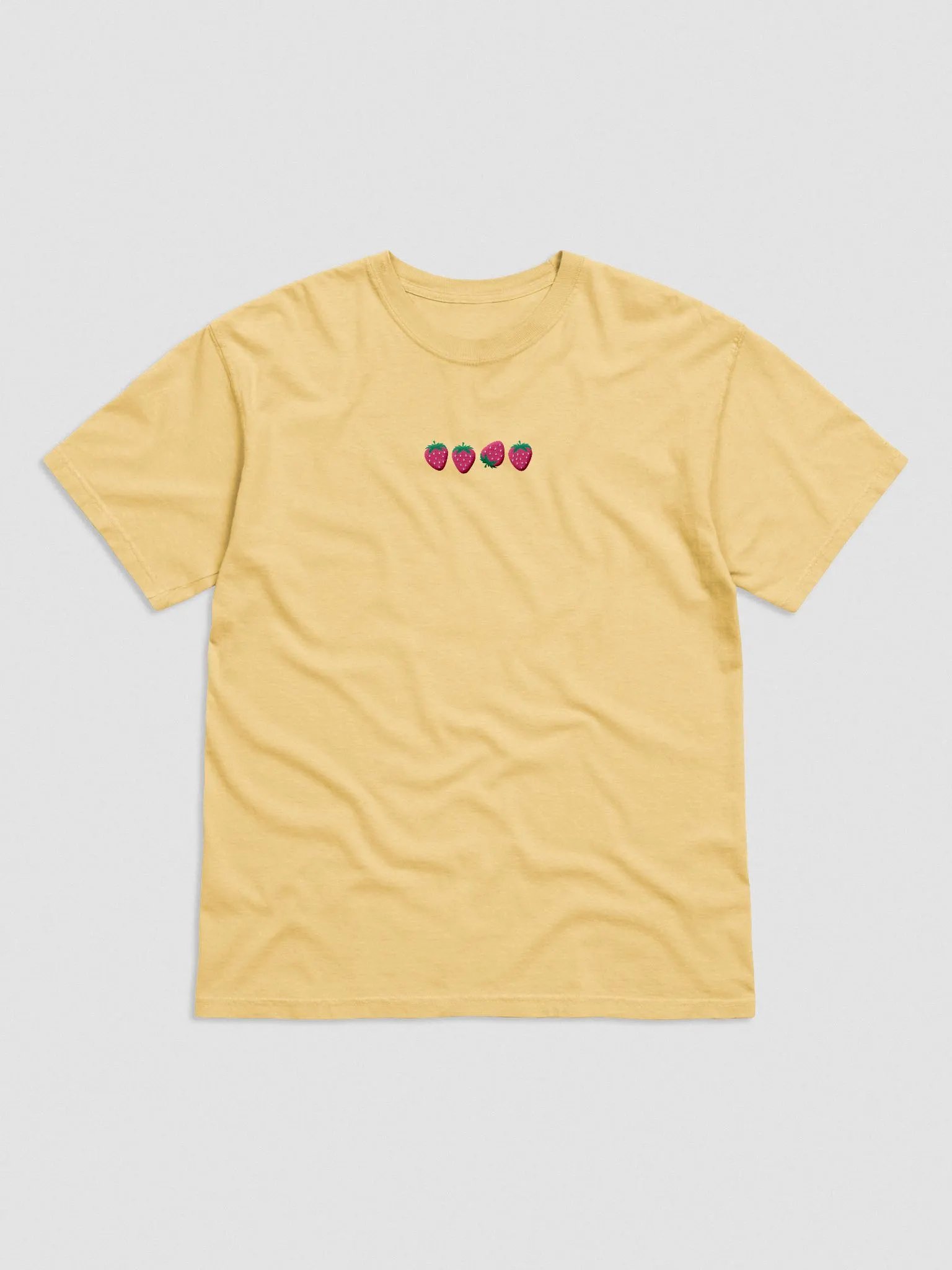 strawberries embroidered shirt product image (1)