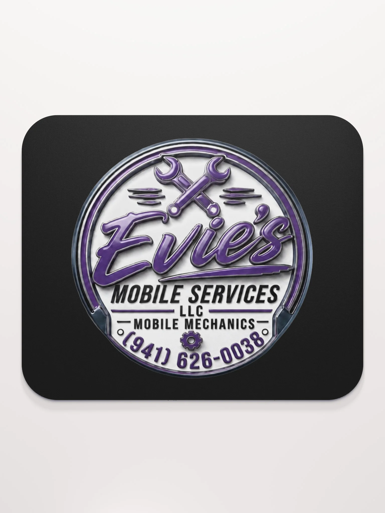Evies Mobile Services Logo Mouse Pad product image (2)