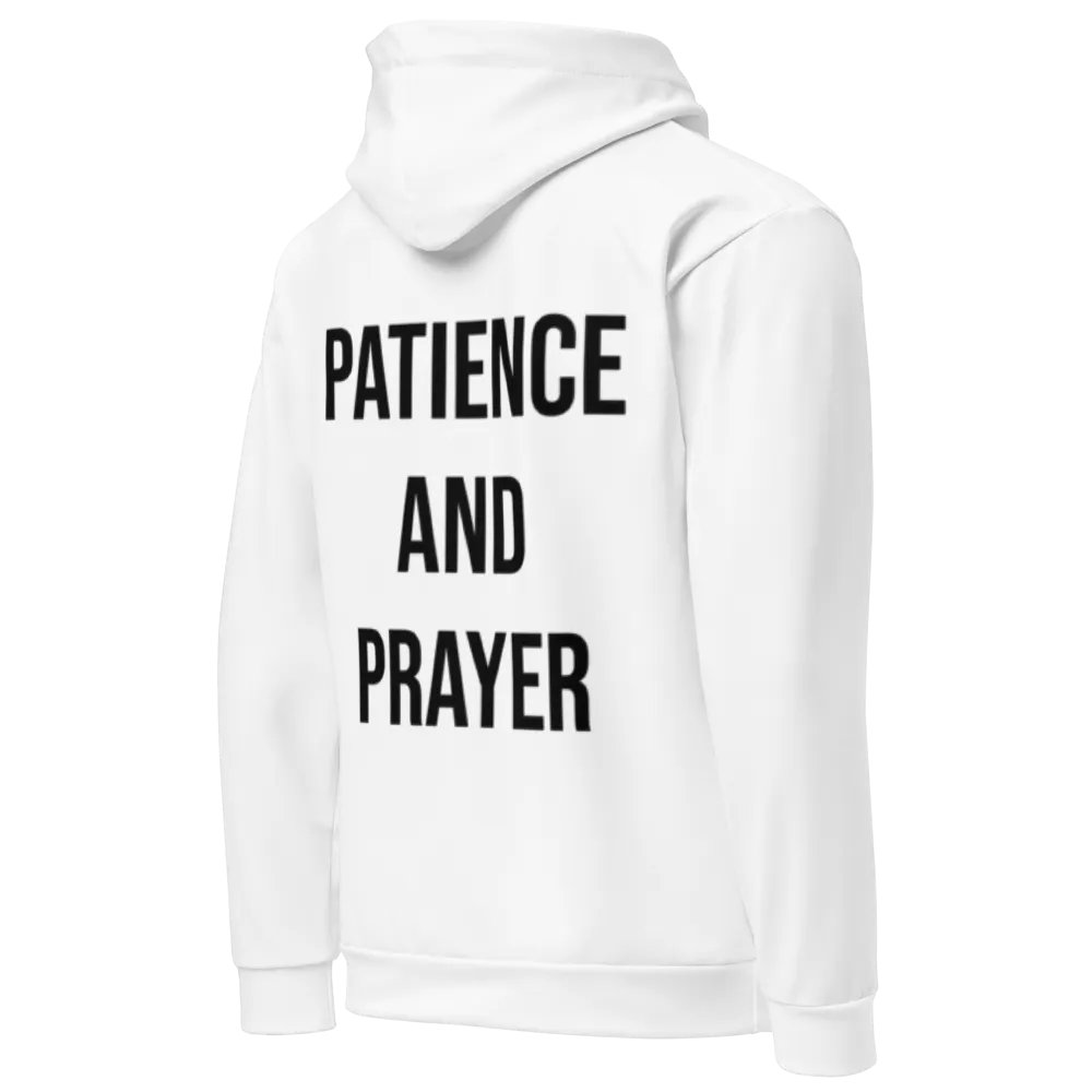 Strength in Patience -Midnight Black Canvas Unisex Hoodie product image (5)
