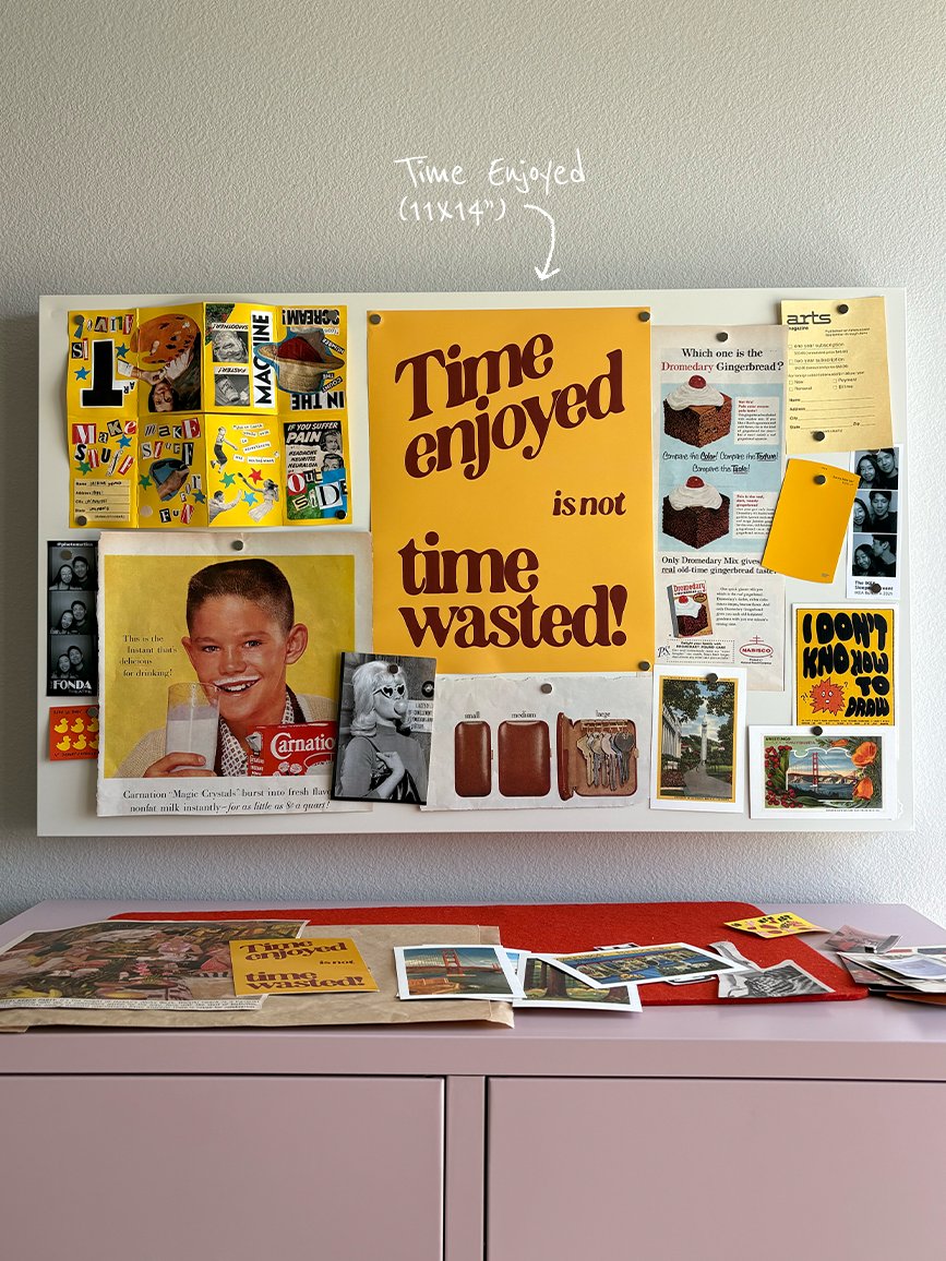 Time Enjoyed (Yellow & Brown) product image (2)