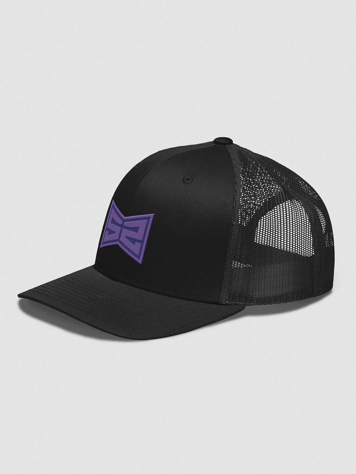 QSHW SUPERSAMMY EMBROIDERED LOGO RETRO TRUCKER HAT product image (2)