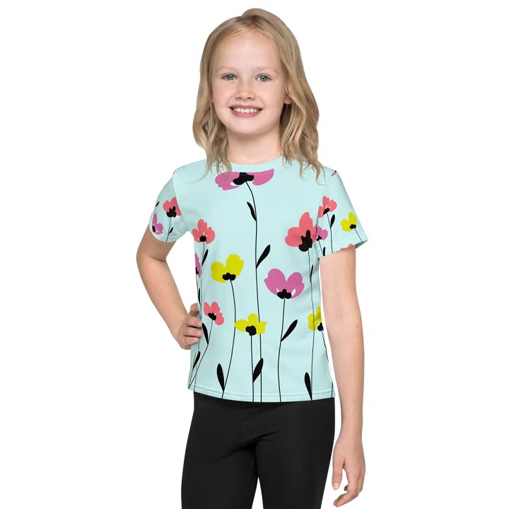 All-Over Print Kids Crew Neck T-Shirt product image (1)