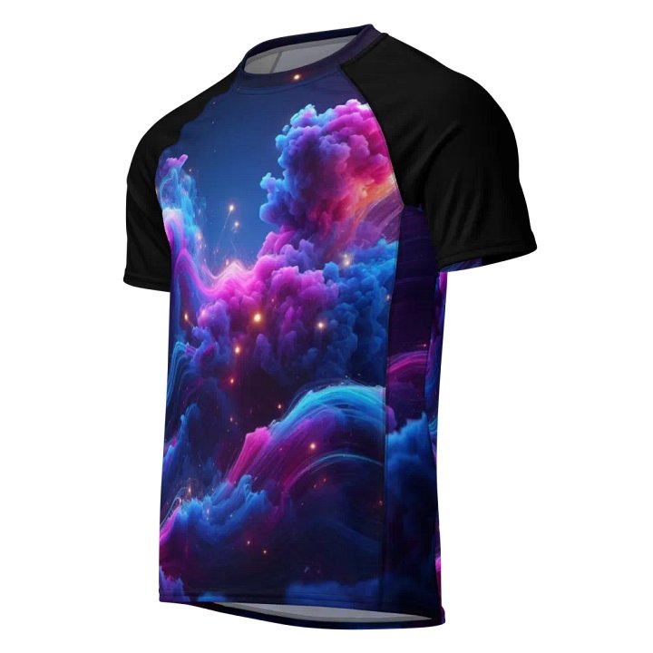 Ethereal Clouds Men's Recycled Rash Guard product image (1)