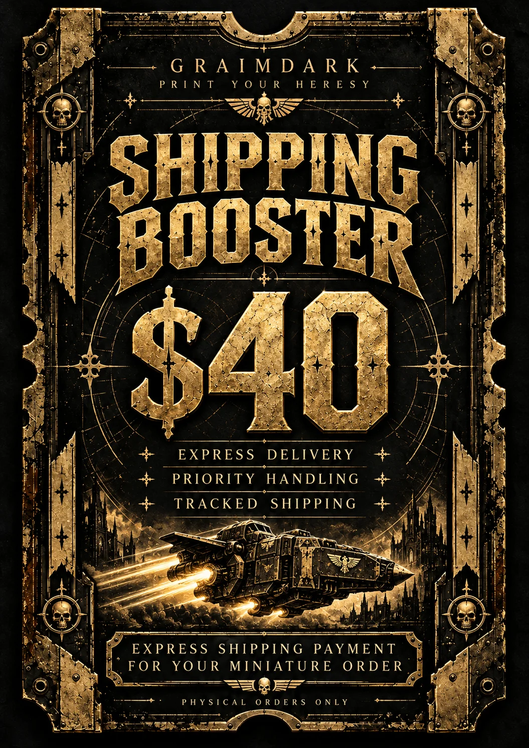 Shipping Booster Ticket - 40$ product image (1)