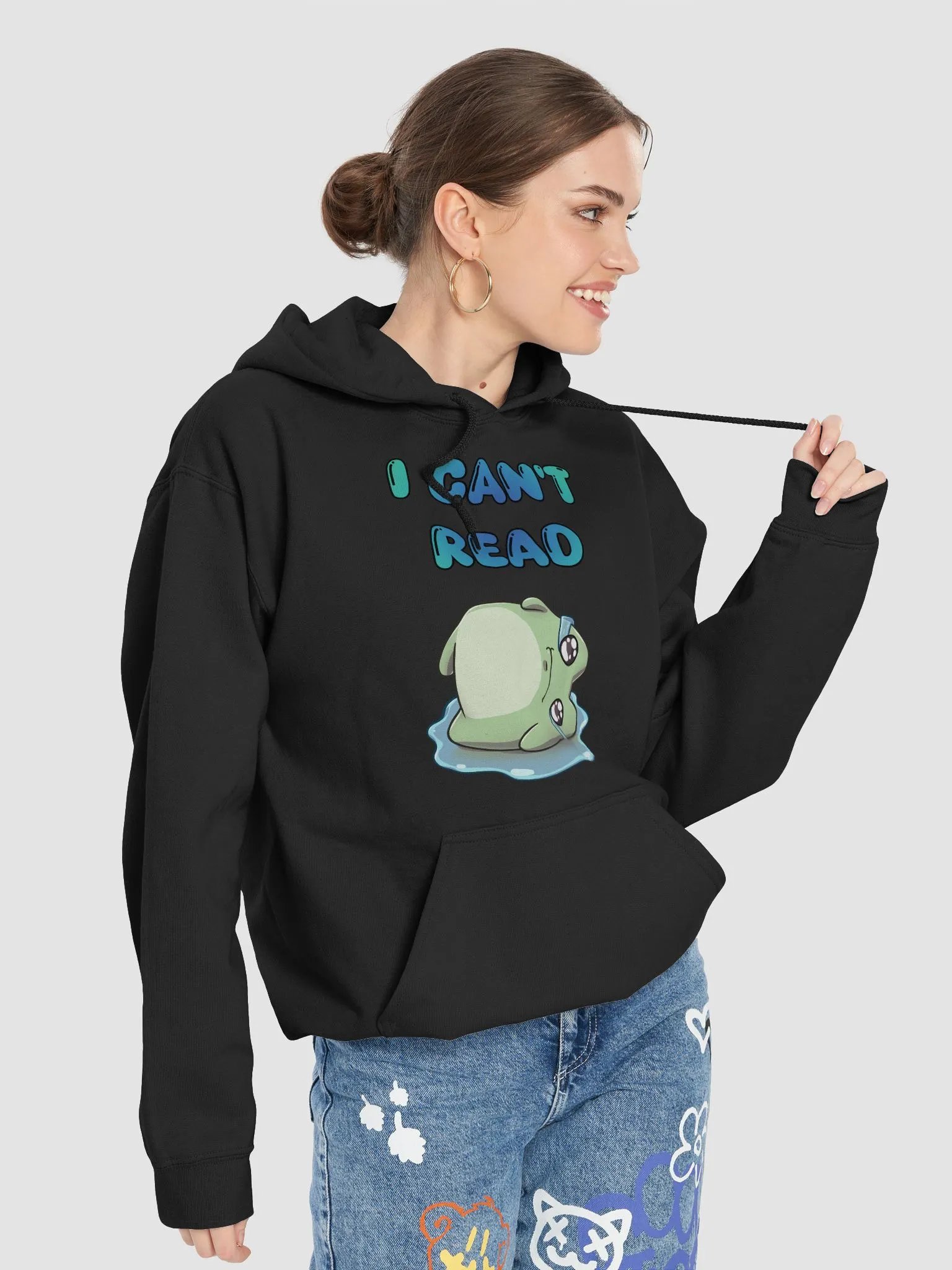I CAN'T READ (Hoodie) product image (43)