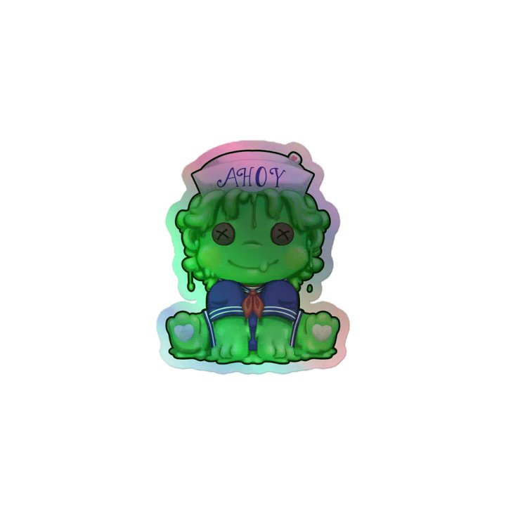 Slimeball Plush Holographic Sticker product image (1)