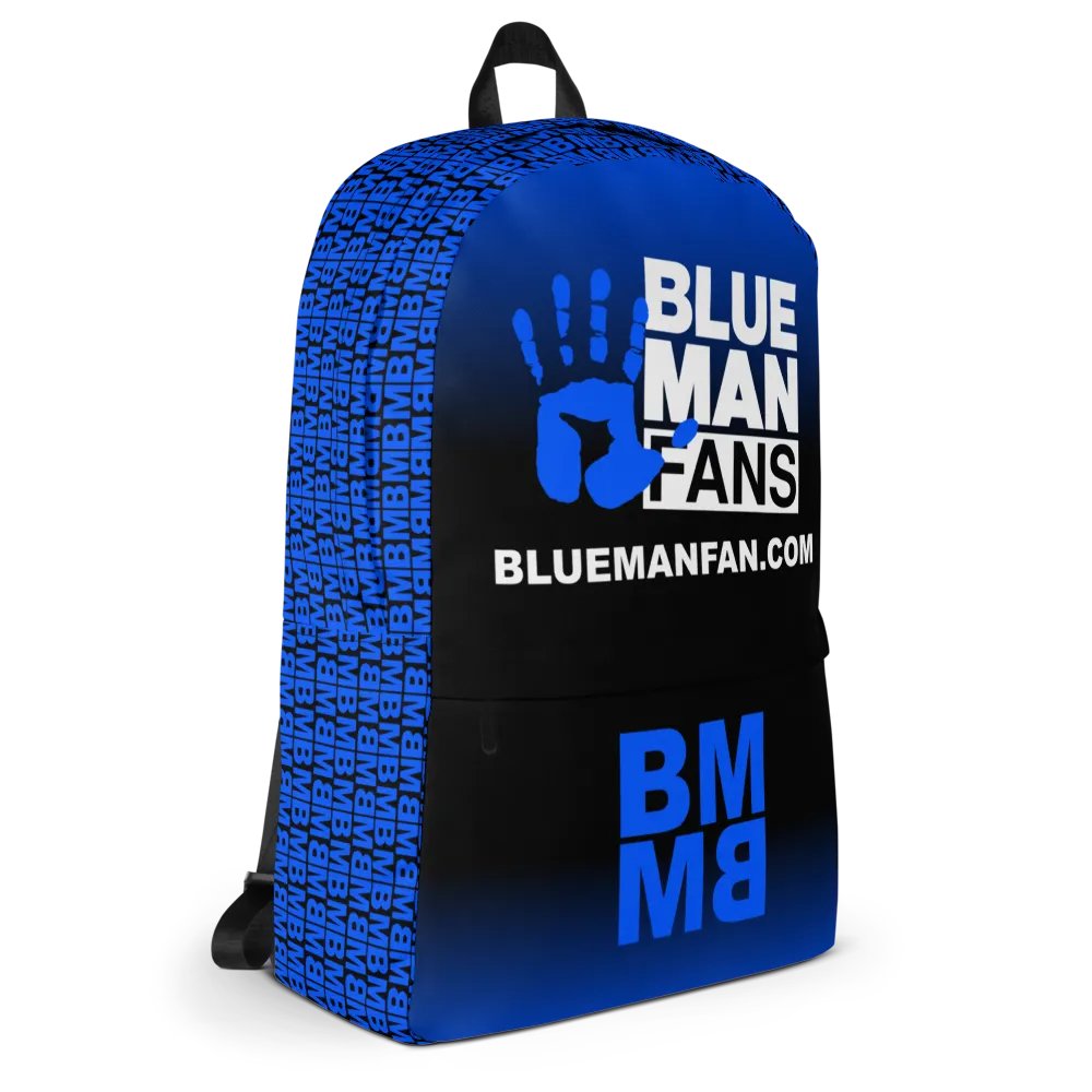 Blue Man Fans Hand Print Backpack product image (3)