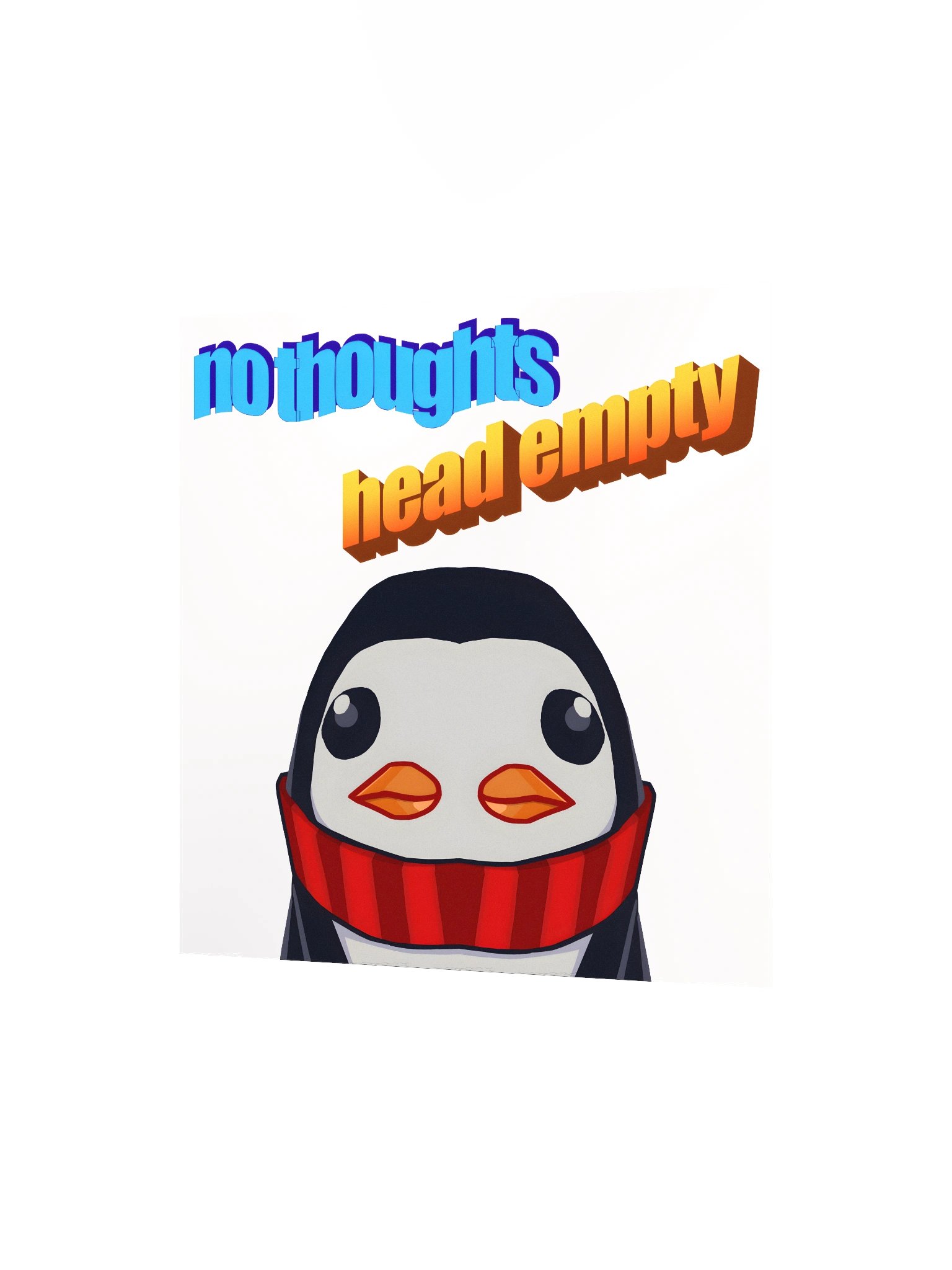 No Thoughts Head Empty Poster product image (2)