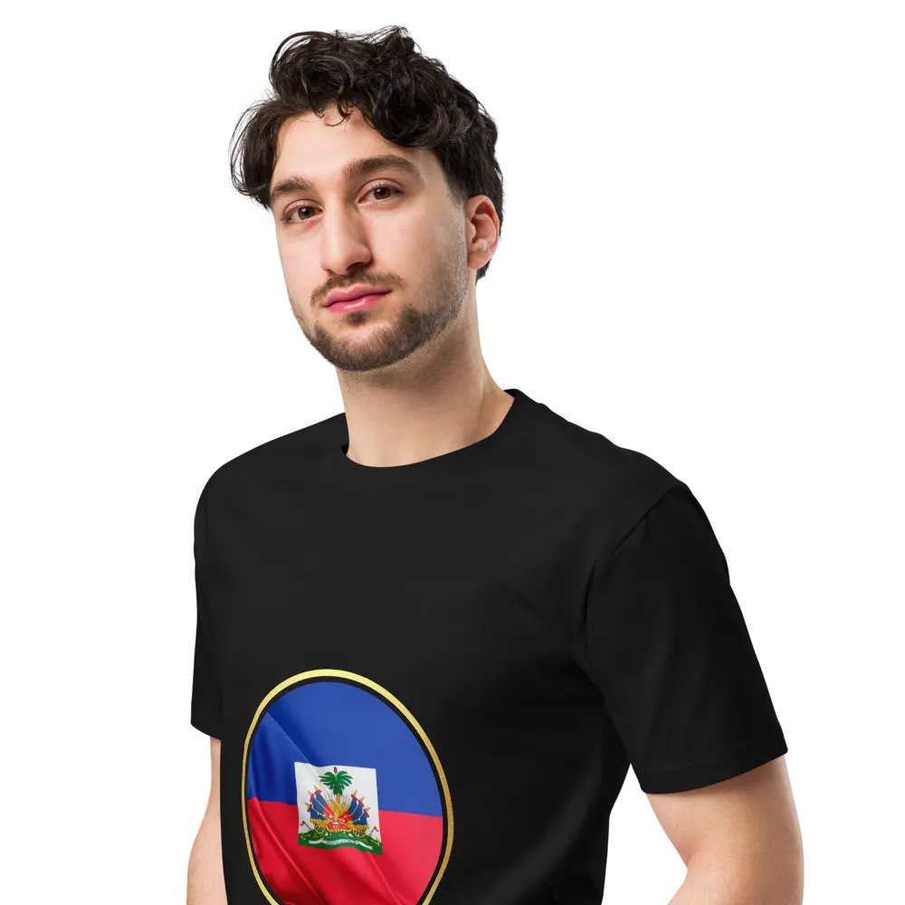 Ayiti Heritage Unisex Flag T-Shirt product image (8)