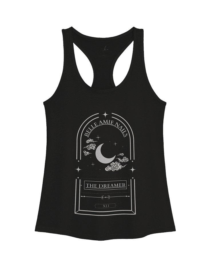 The Dreamer Tarot Racerback Tank cream logo product image (1)