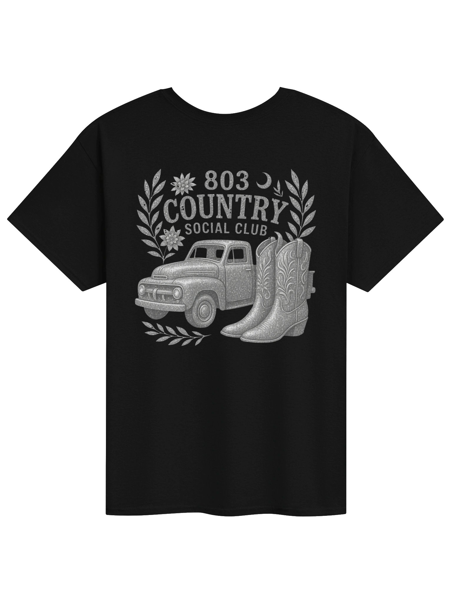803 Country Social Club Graphic Tee Silvery Details product image (2)