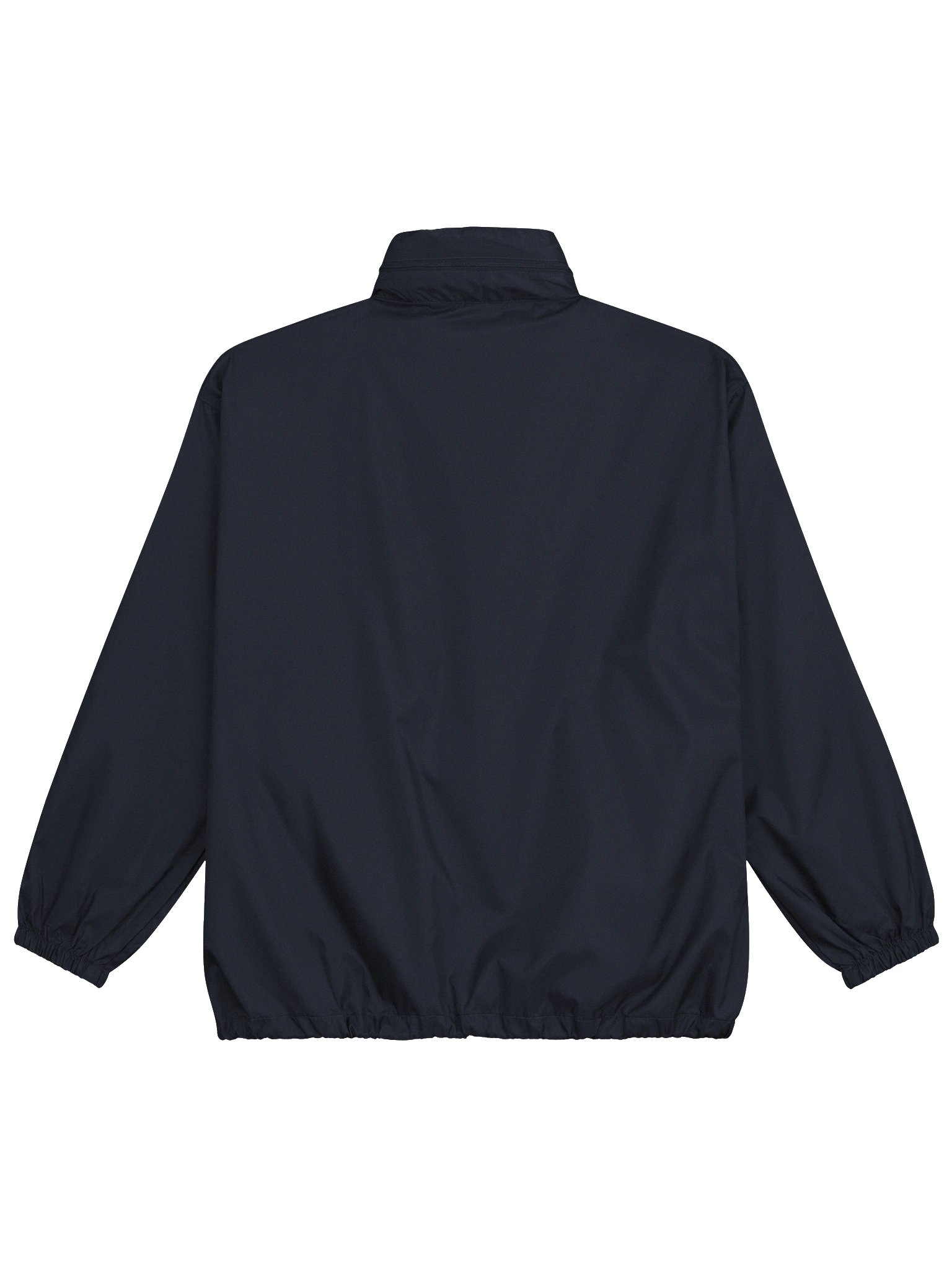 Hidenza Windbreaker Jacket – Navy Blue Oversized Lightweight Zip-Up Shell Jacket product image (2)