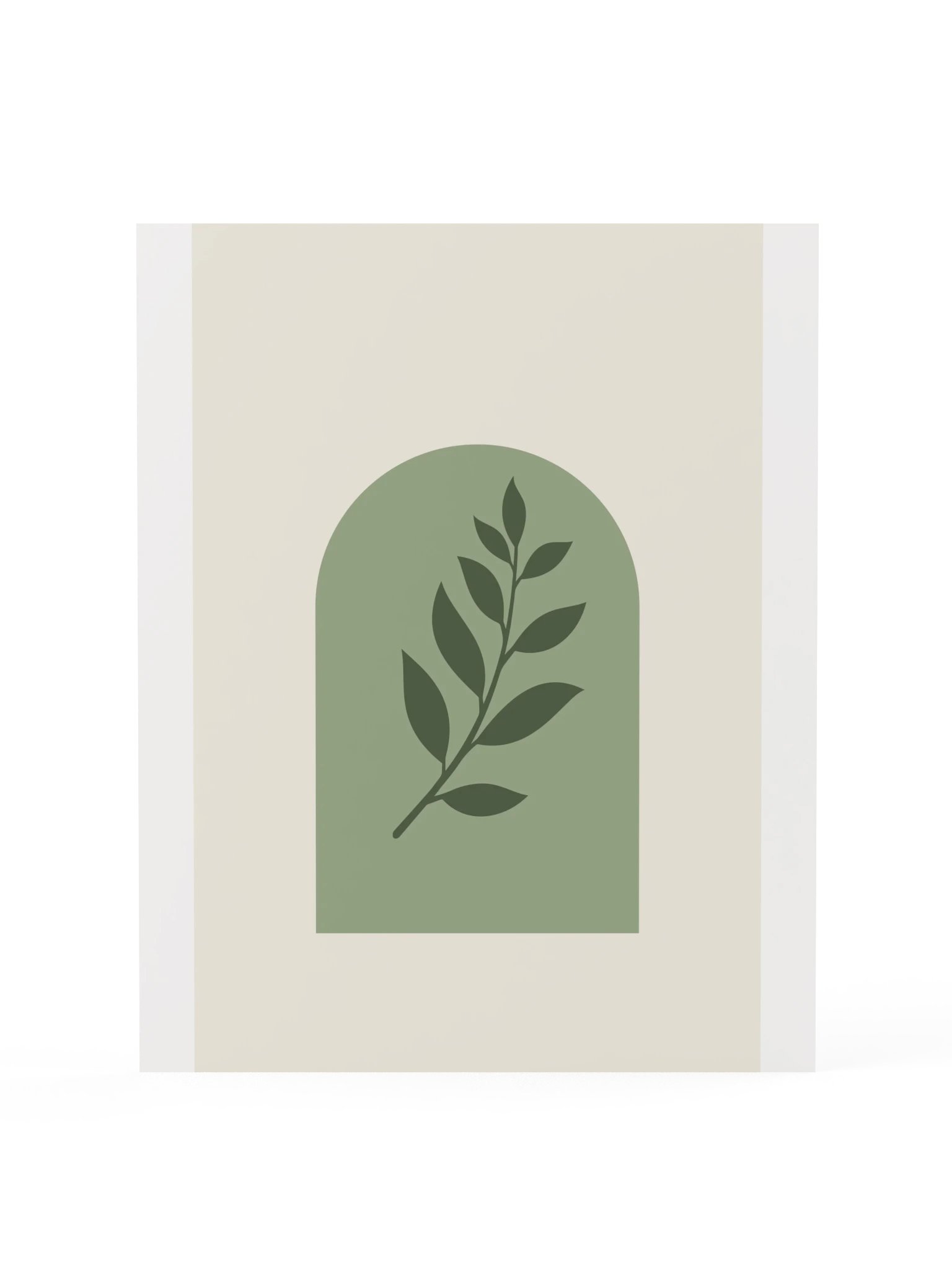 Sage Green Botanical Arch Print | Bathroom Wall Art product image (3)