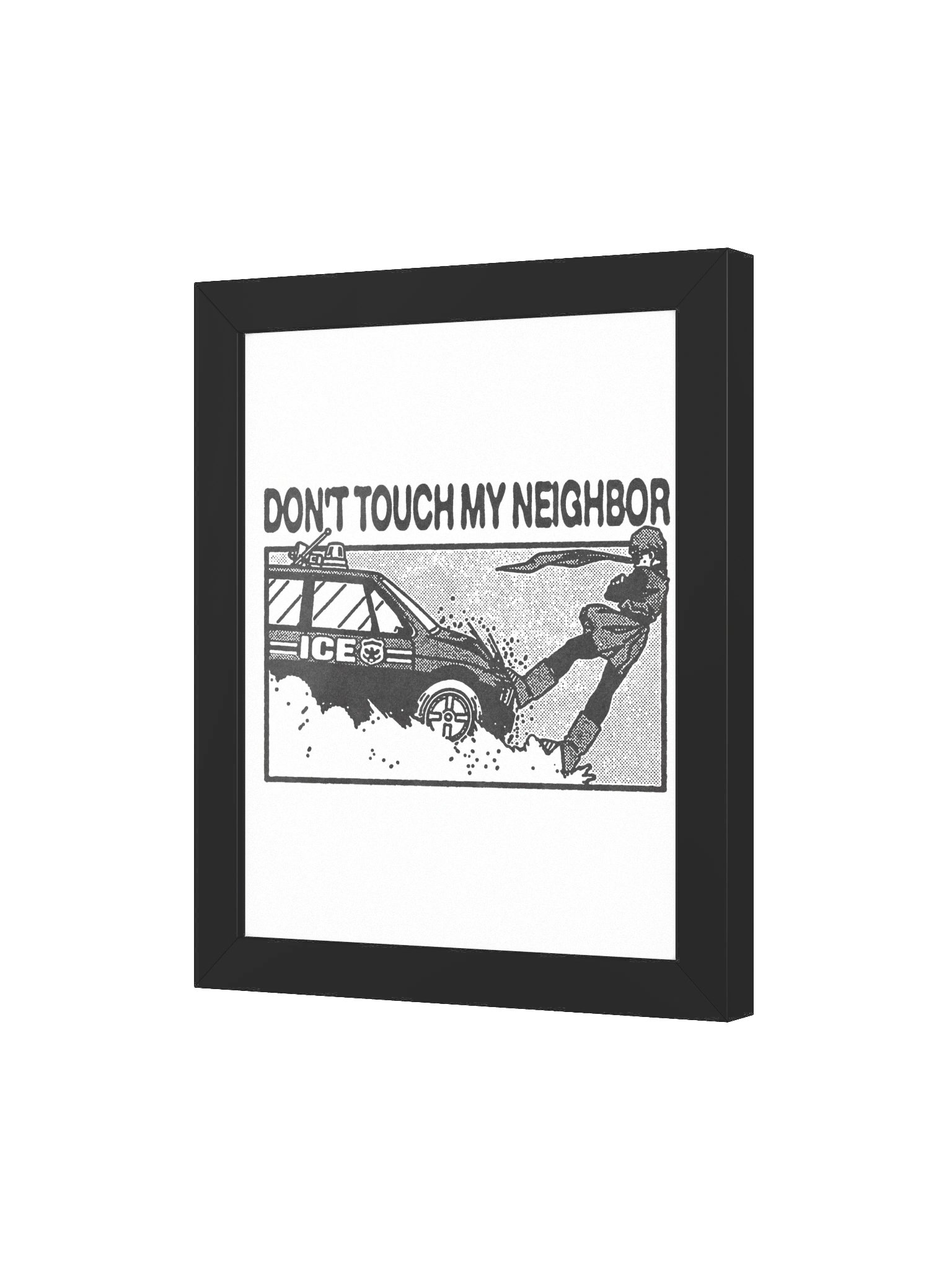 DON'T TOUCH ! Framed Print. product image (3)