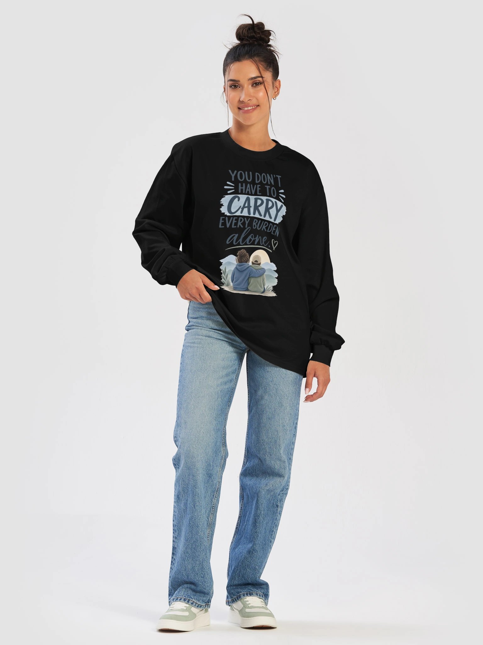 You Don't Have to Carry Every Burden Alone Long Sleeve product image (5)
