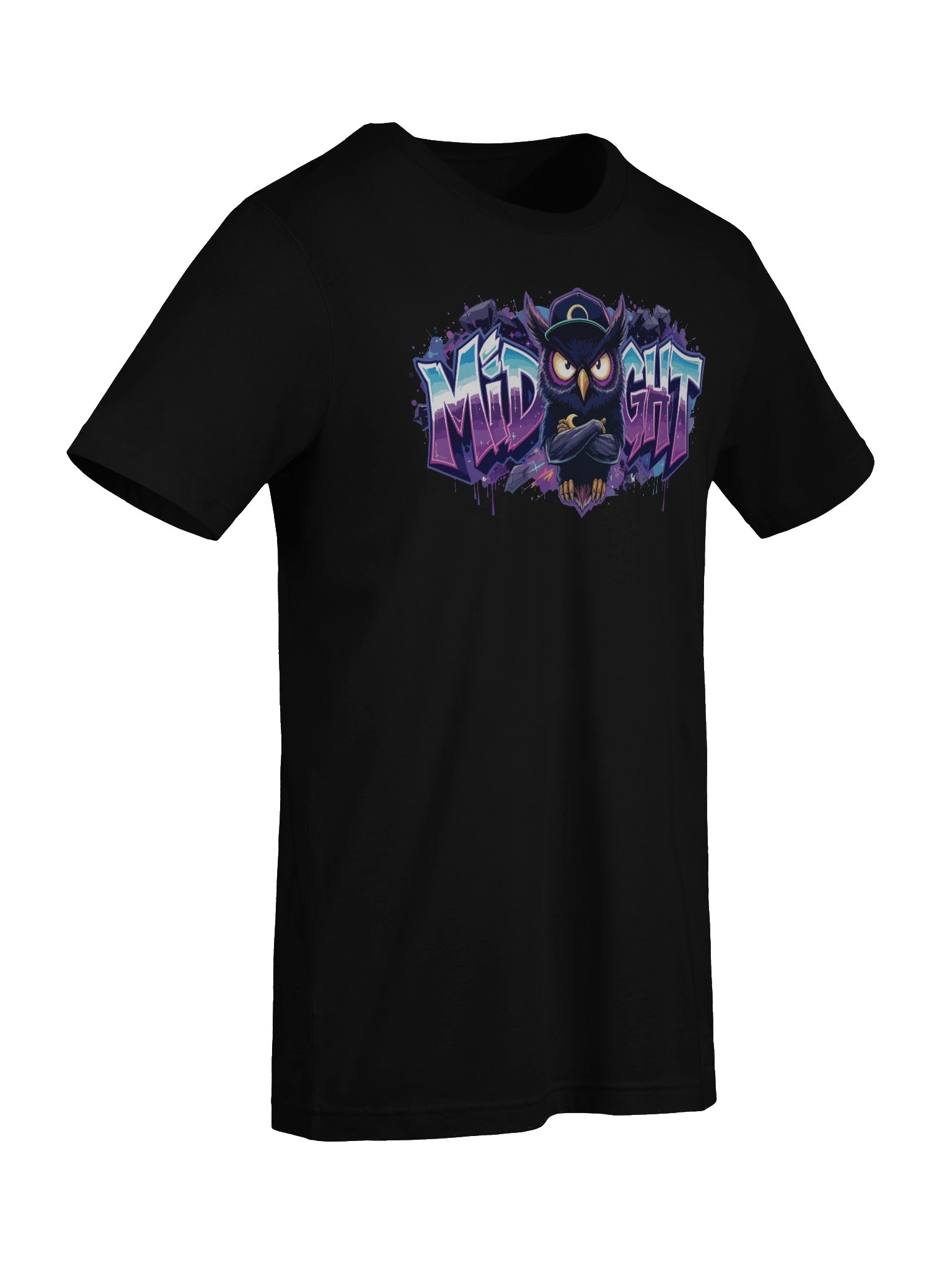 Midnight Owl Urban Tee - Unisex T-Shirt – Premium Printed T-Shirt for Everyday Casual & Streetwear product image (9)