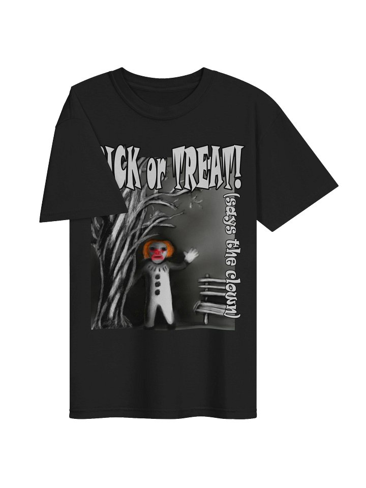 Clown "Trick or Treat" T-Shirt. Men's Comfort Colors Garment-Dyed Heavyweight T-Shirt product image (2)