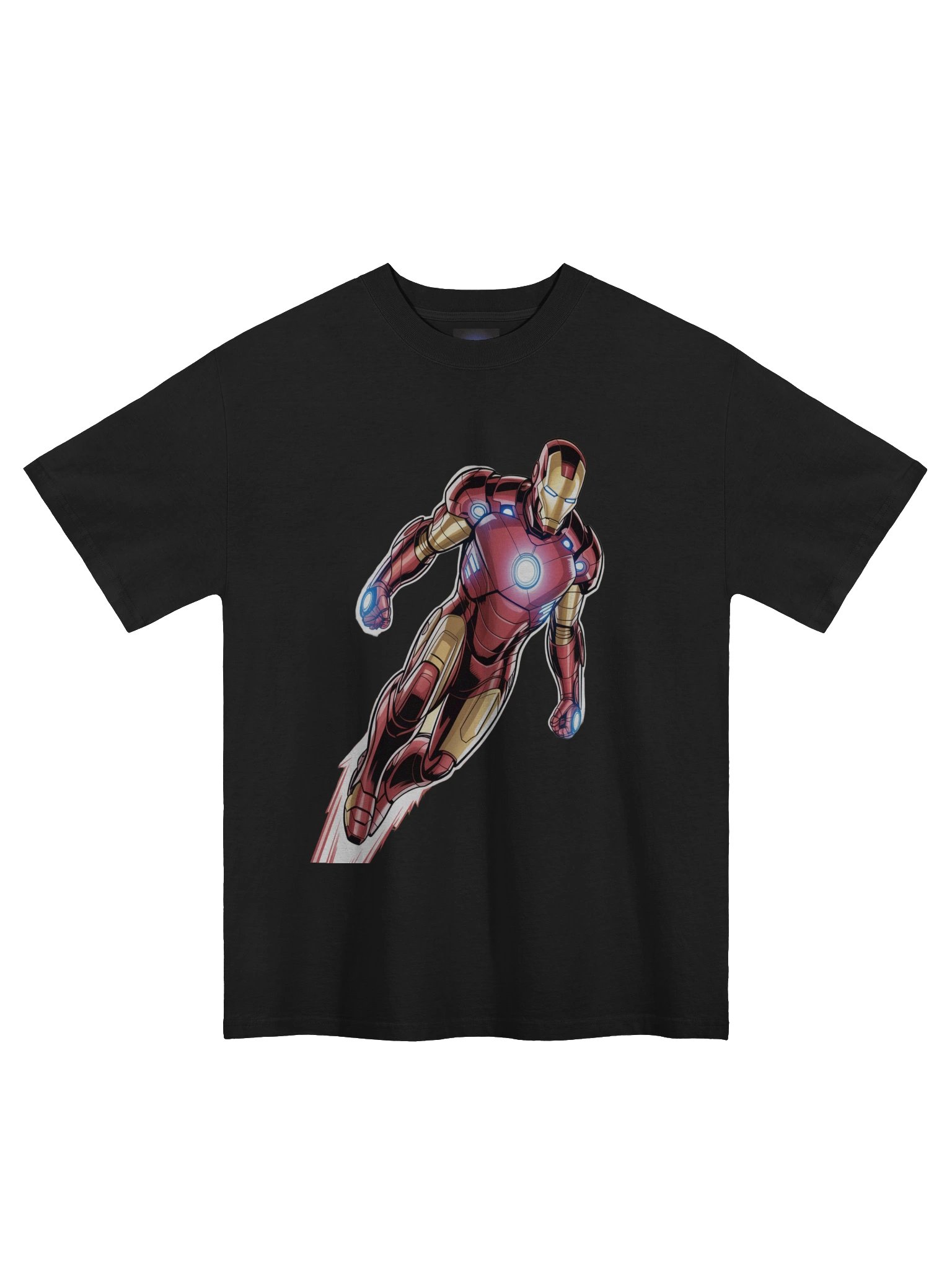 Iron Man Inspired 'Eclipse Surge' Premium Oversized Faded T-Shirt product image (3)