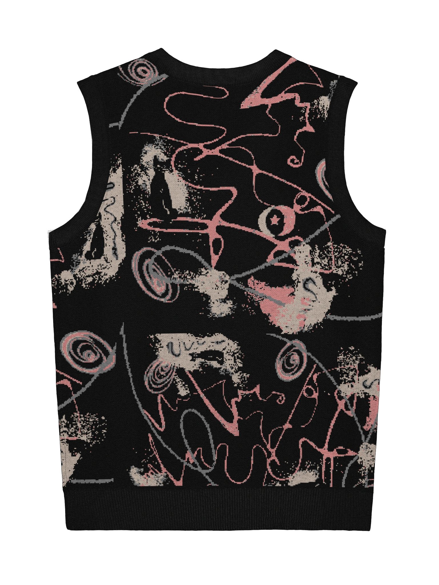 Ugly Sweater-Vest ArtyKnit 'Black Cat' product image (2)