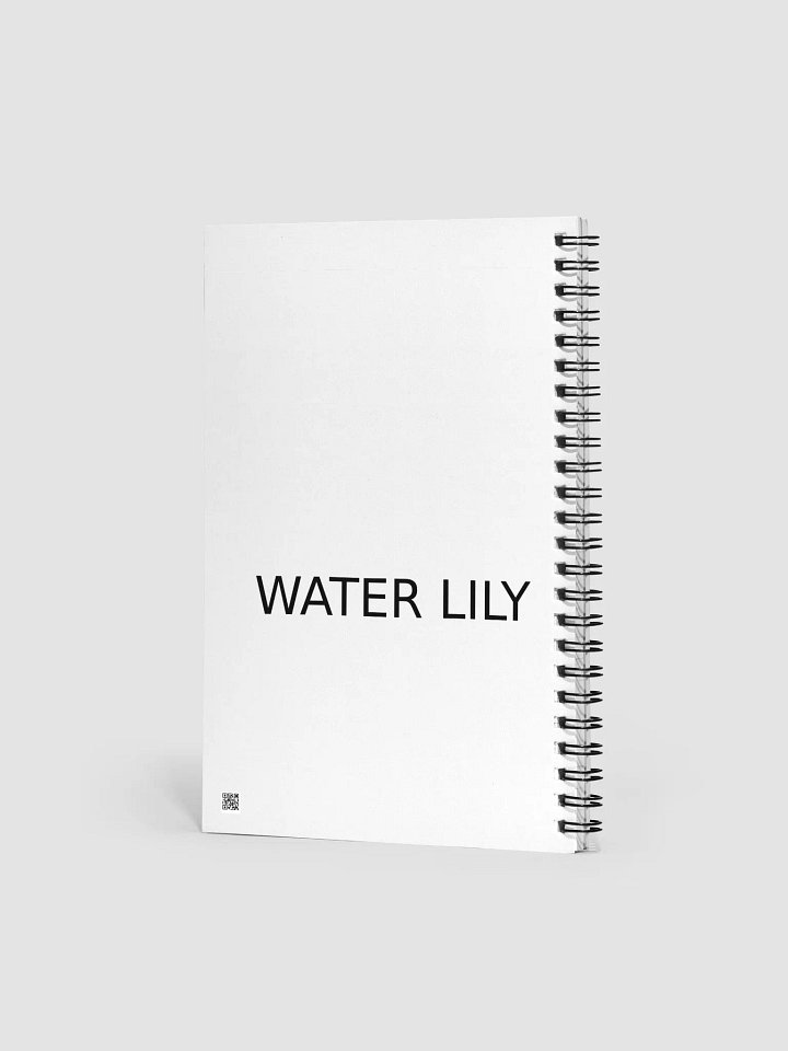 Water Lily Tranquil Cat Spiral Notebook product image (2)
