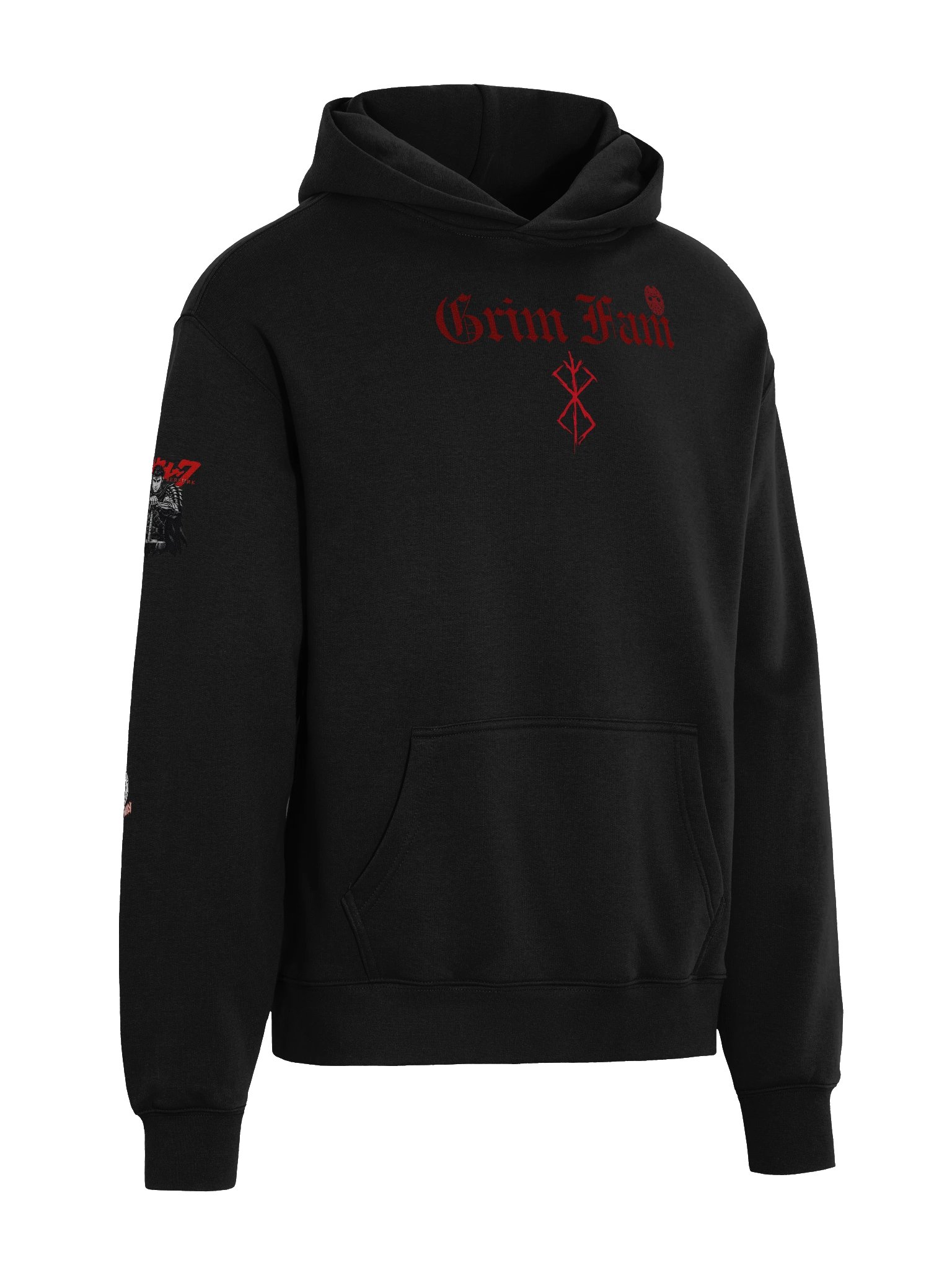 ANIME — GUTZ EDITION - HOODIE #1 -🔥 LIMITED-TIME DROP - Black or White product image (1)