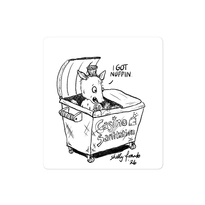 Possum got nuffin sticker product image (2)