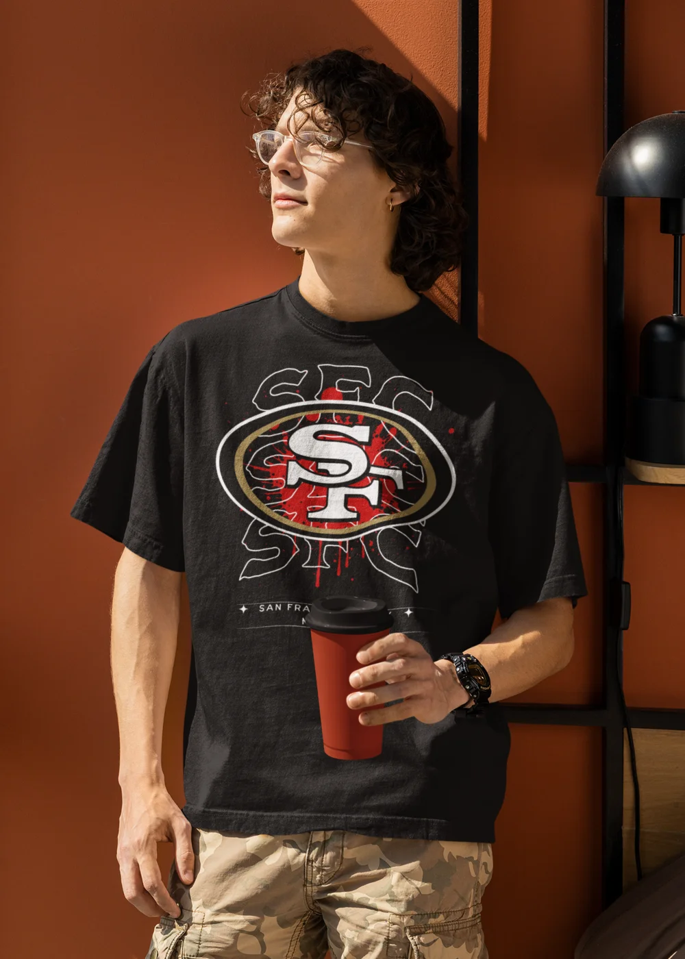 SFC 49ers Black/RED Tshirt product image (2)