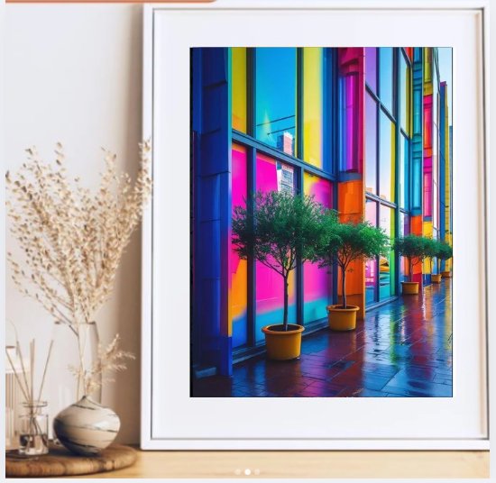 Coloured Facade Wall Art product image (1)