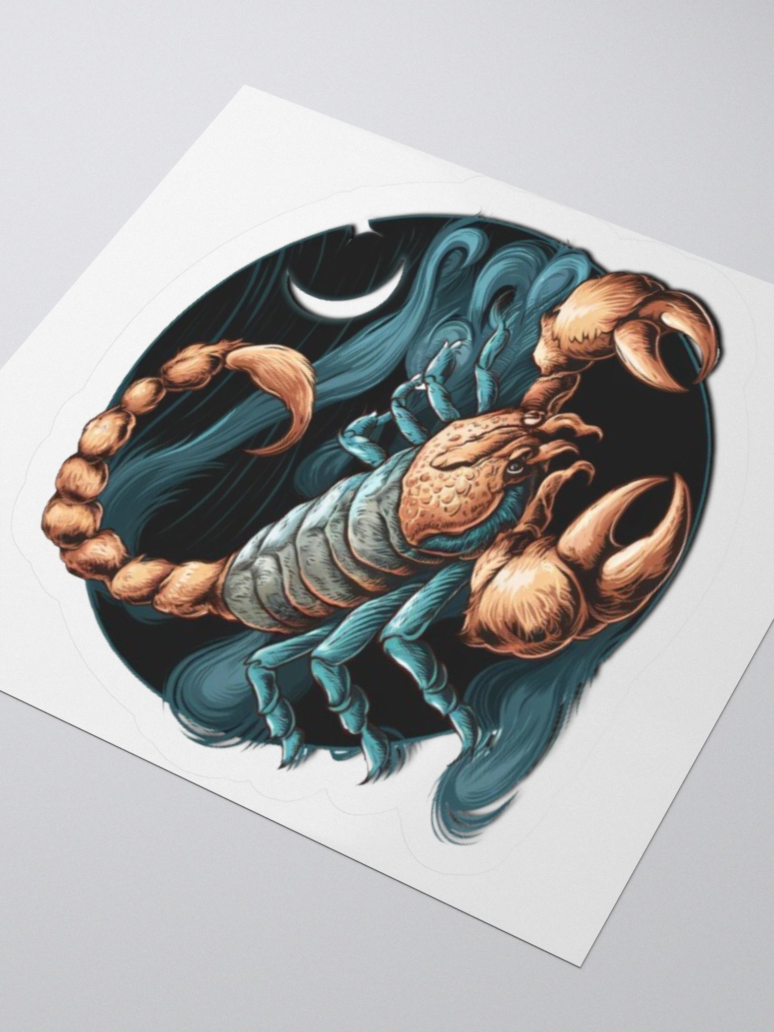 Scorpio Zodiac Sticker - Exclusive Celestial Design | TDS Music product image (8)