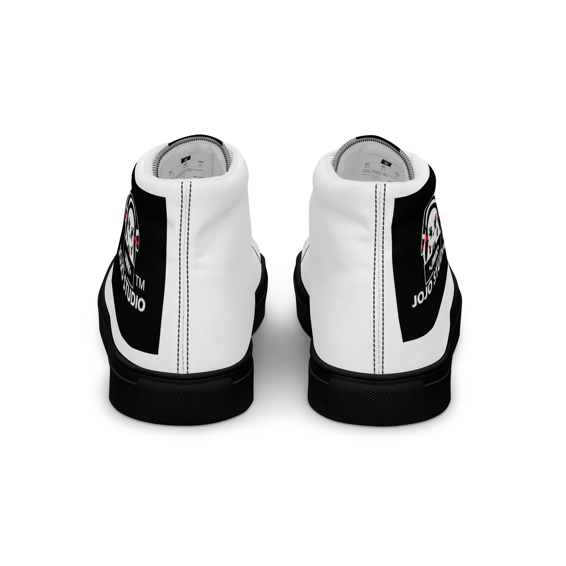 Jozef Kayembe High Top Canvas Shoes | JWK JOJO STUDIO product image (4)