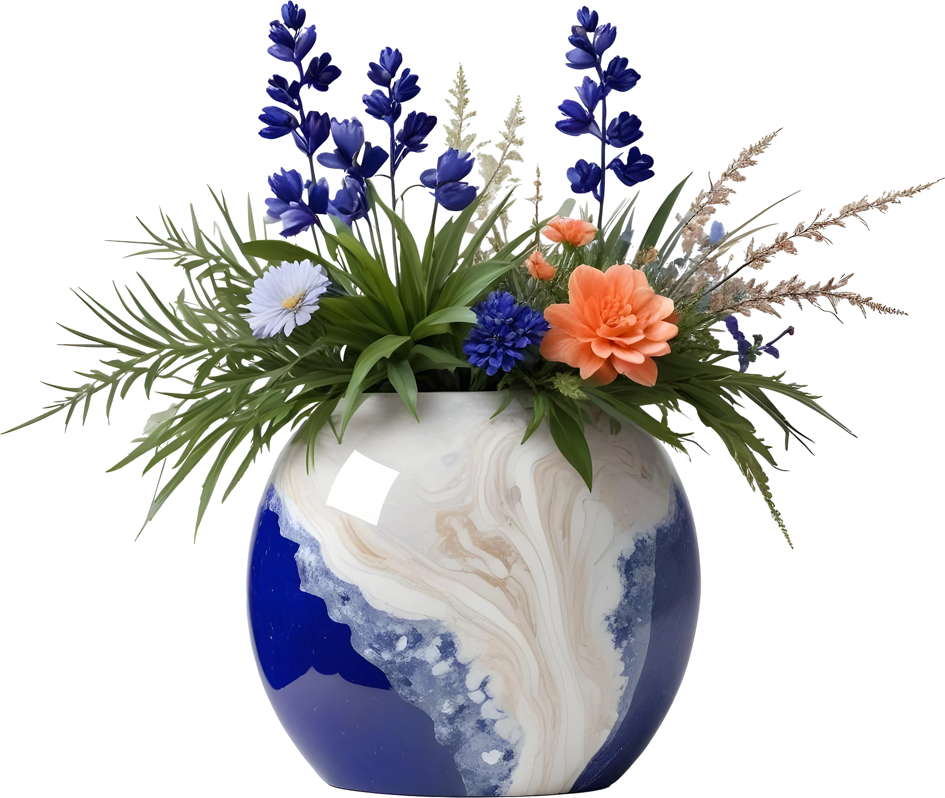 Ocean's Grace – Vase home decor png product image (1)