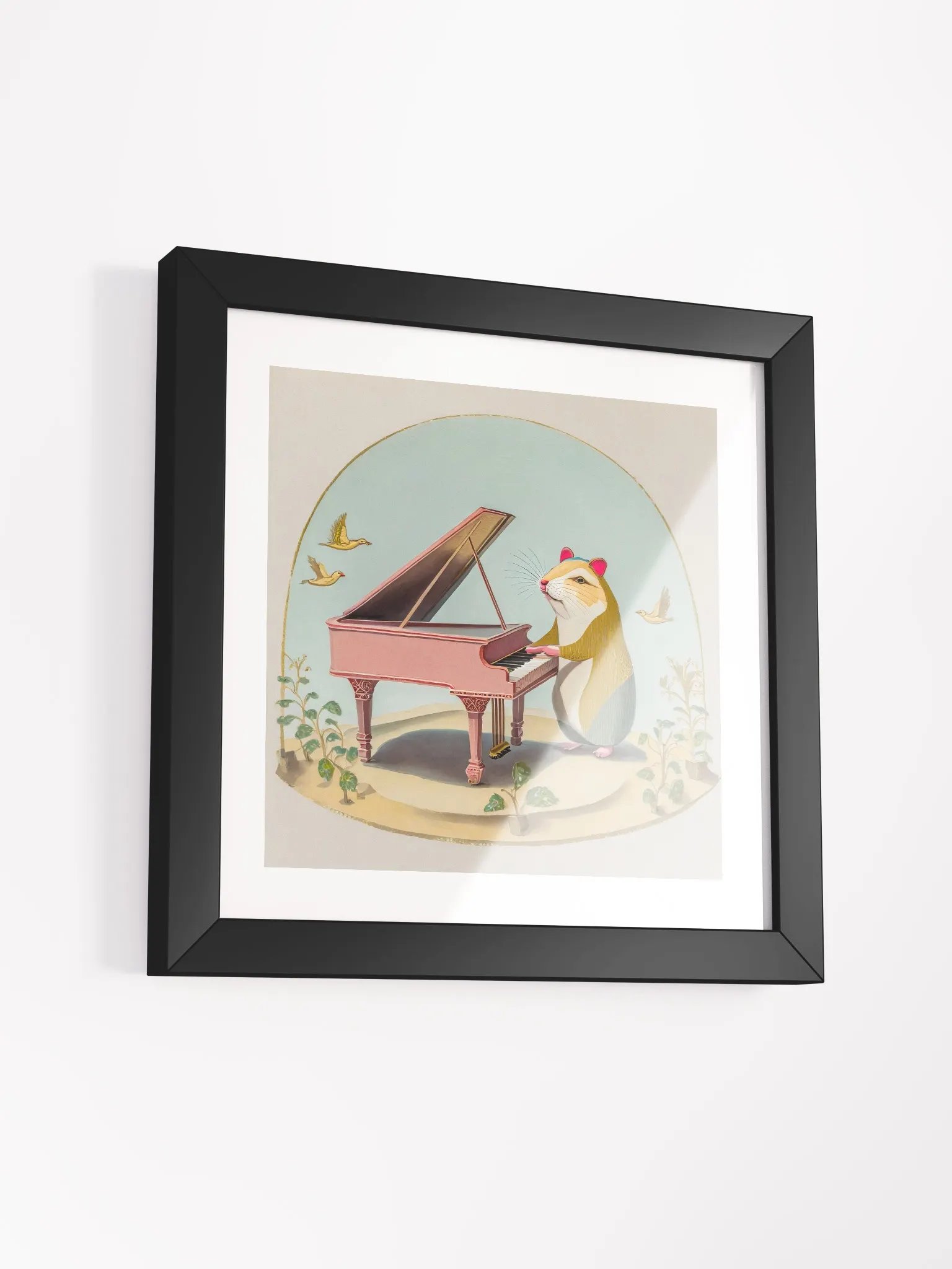 Musical Maestro Hamster Framed Poster product image (42)