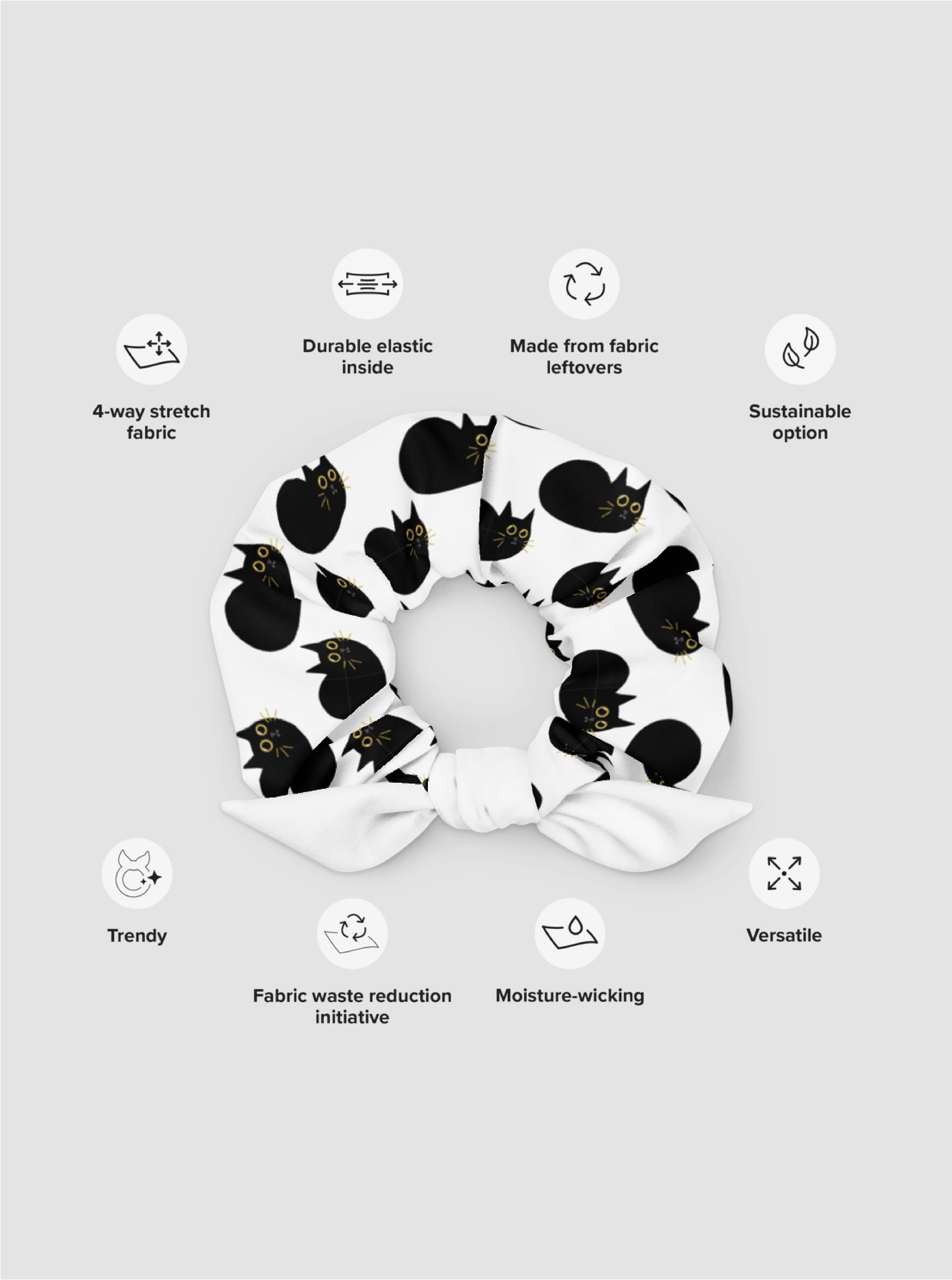 Itty Bitty Lil Kitty Scrunchie product image (4)