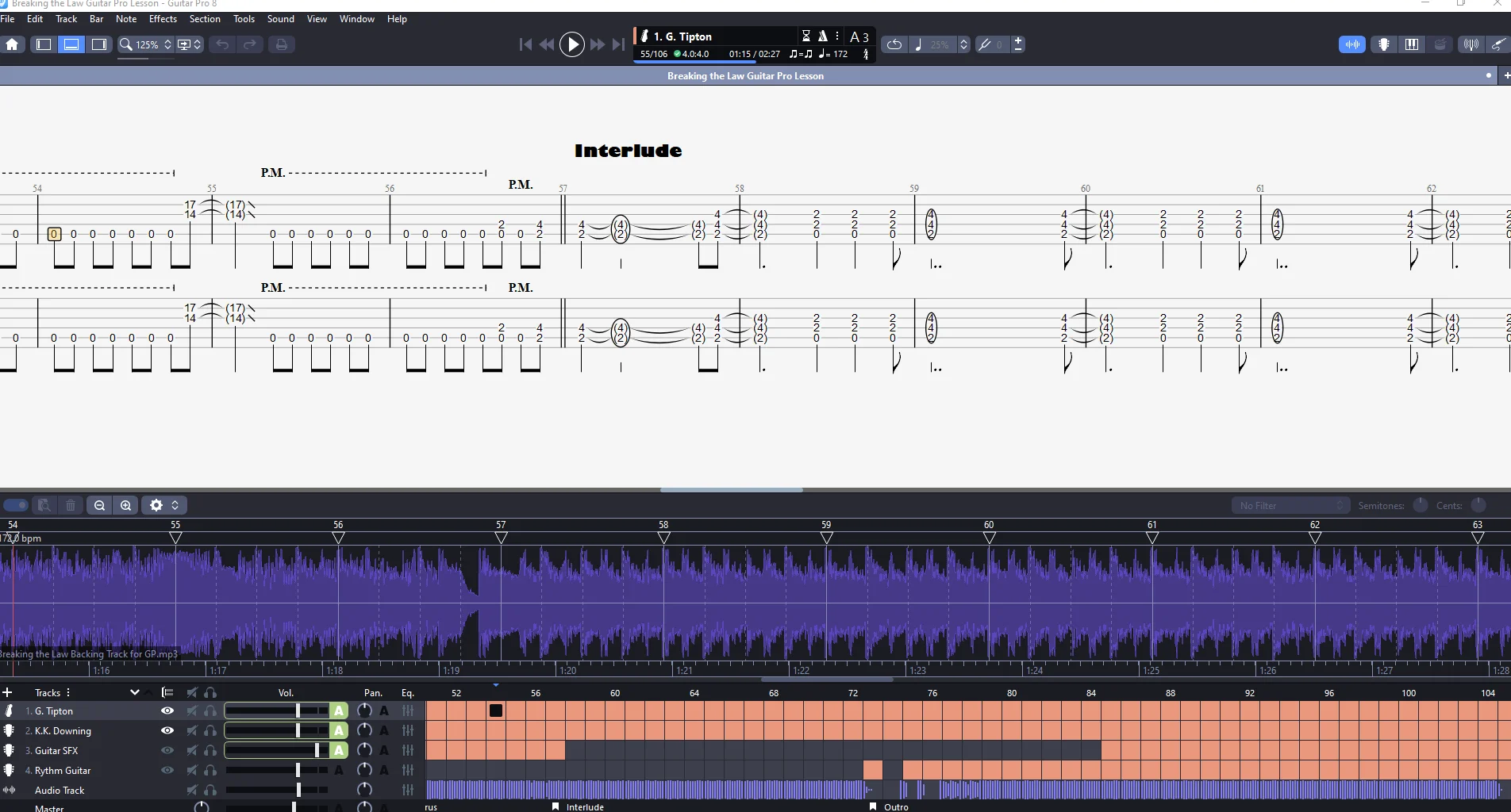 Breaking the Law | PDF Tab + Guitar Pro | Judas Priest product image (3)