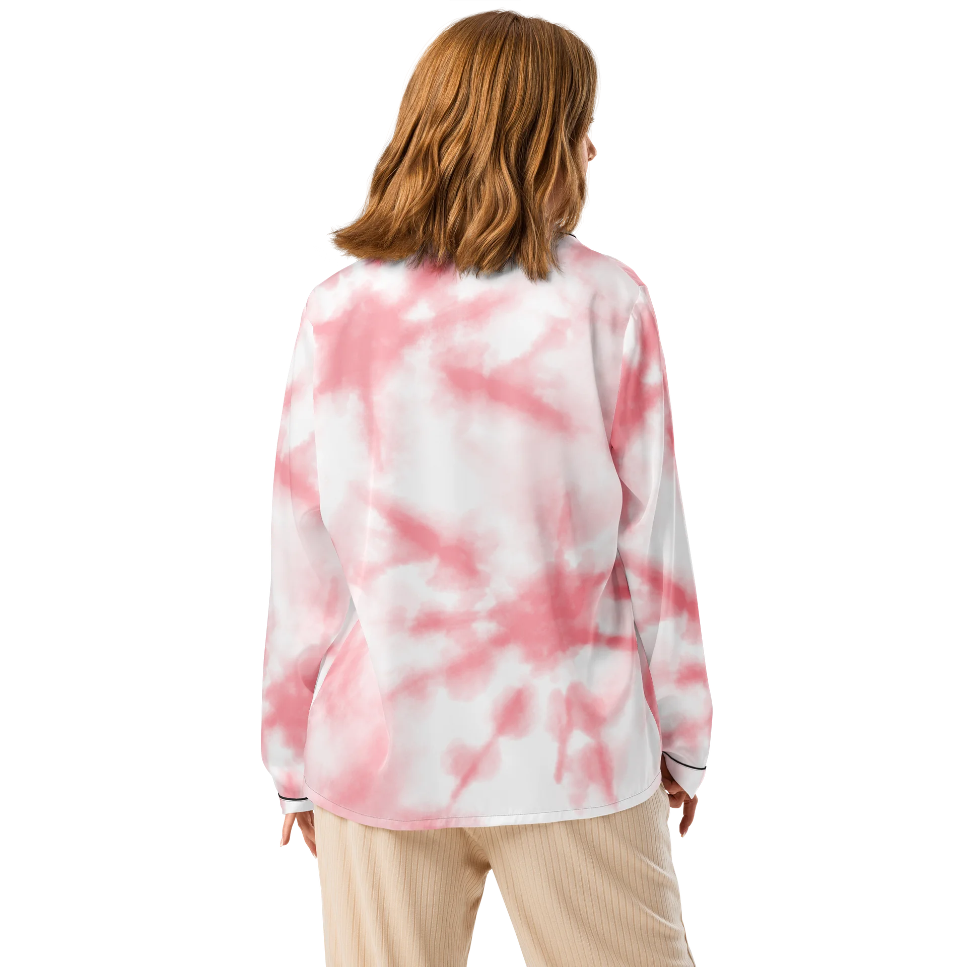 Pink Starburst Pyjama Top product image (2)