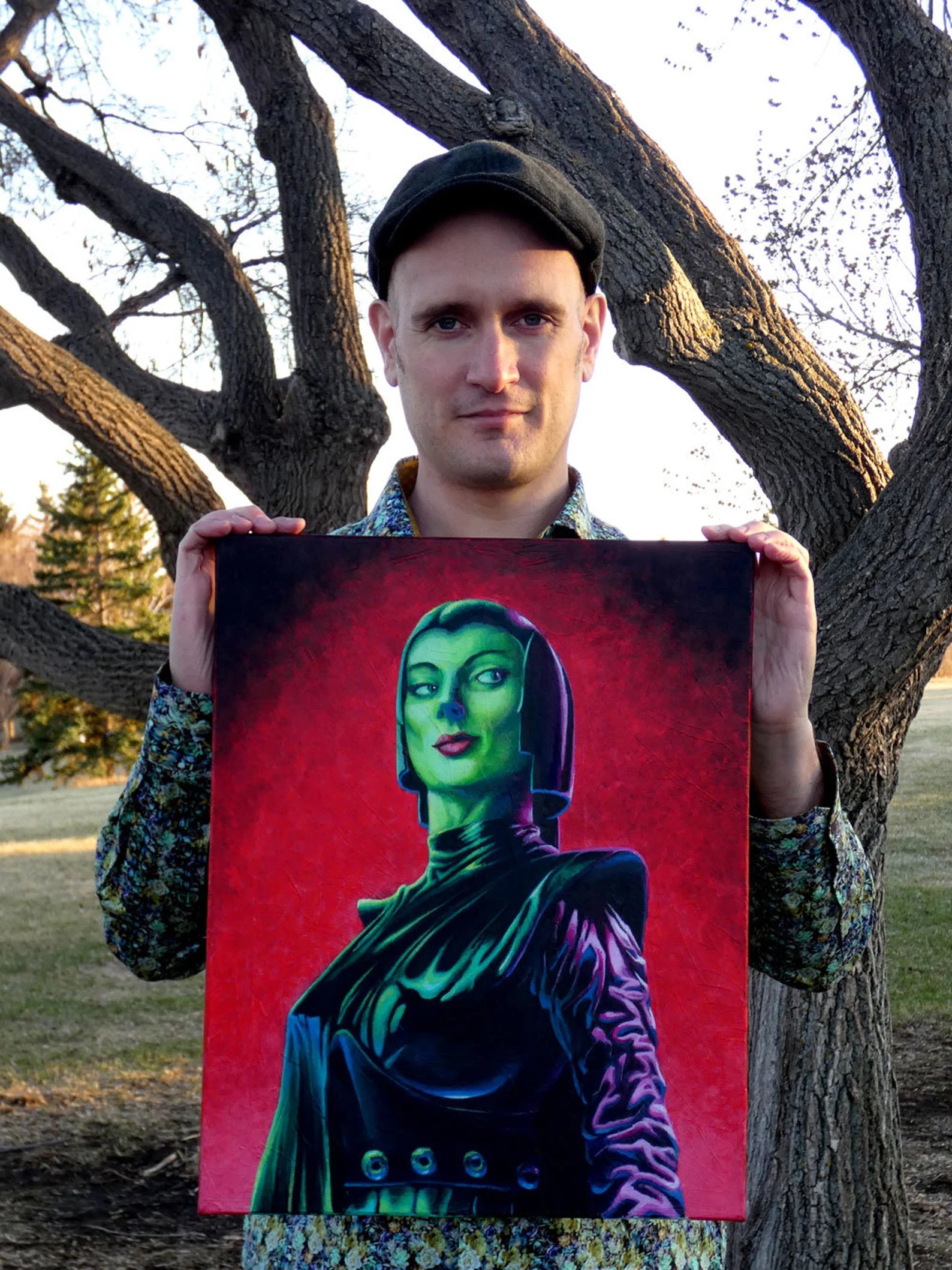 Devil Girl From Mars Acrylic Painting on Canvas (Canada Only) product image (4)