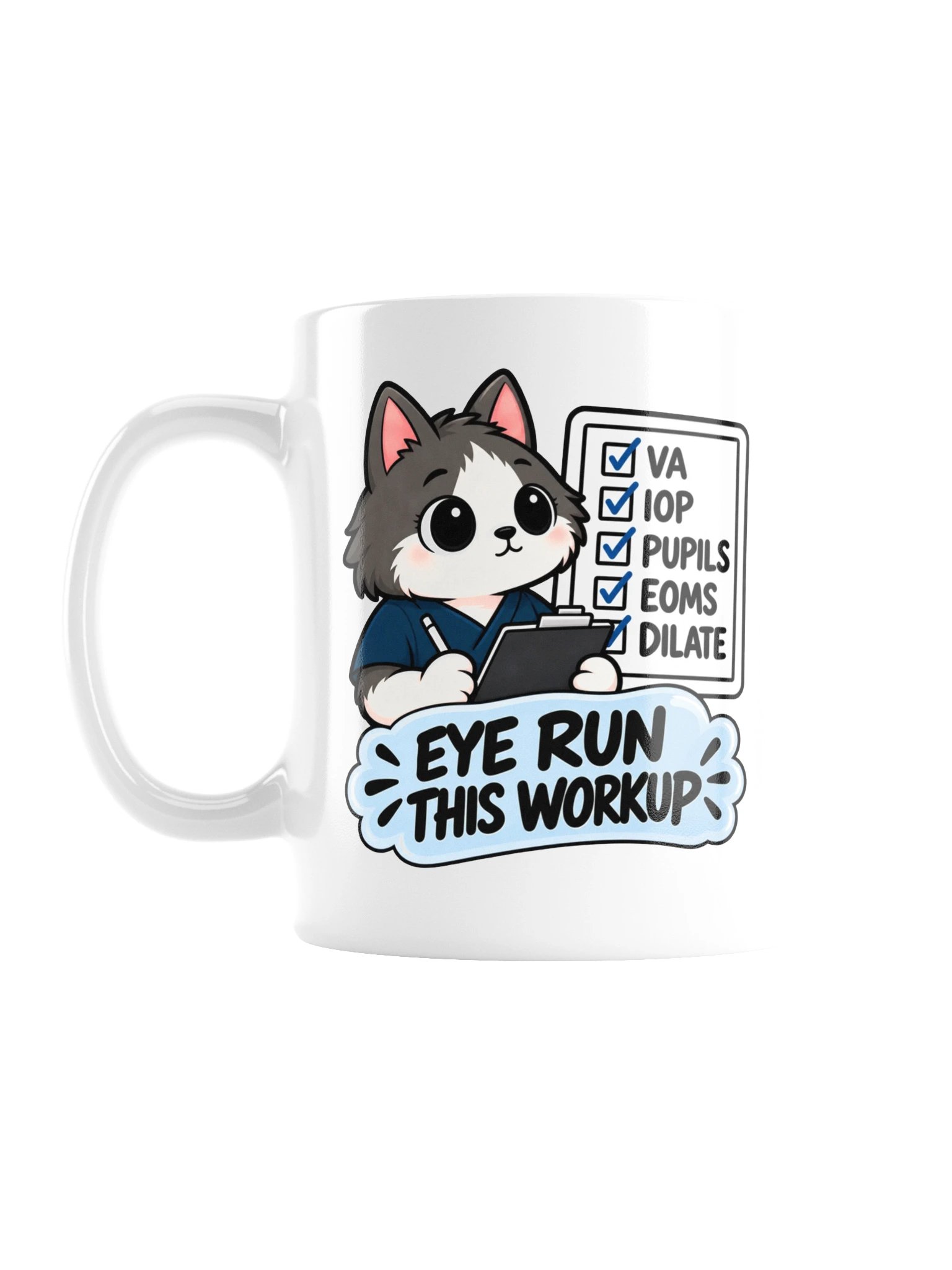 Sleepy Optometrist Eye Run This Workup Mug product image (1)