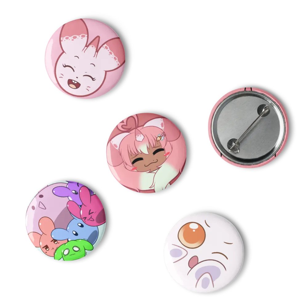 Jammy and Co. Pin Button Set (5PCs) product image (6)