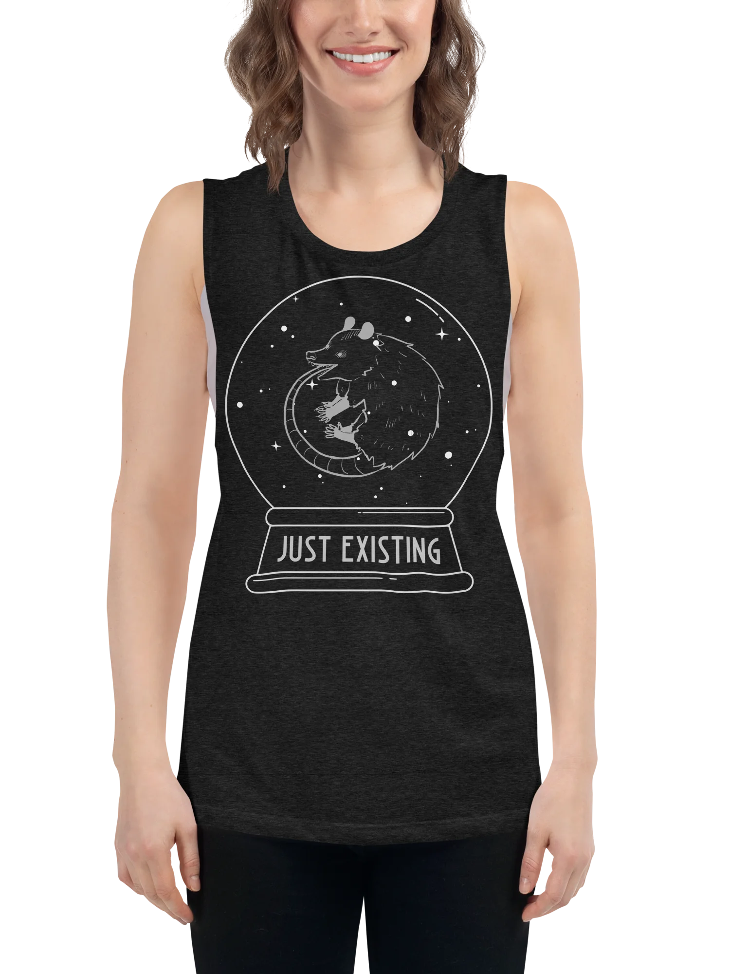 Just Existing flowy tank top product image (1)